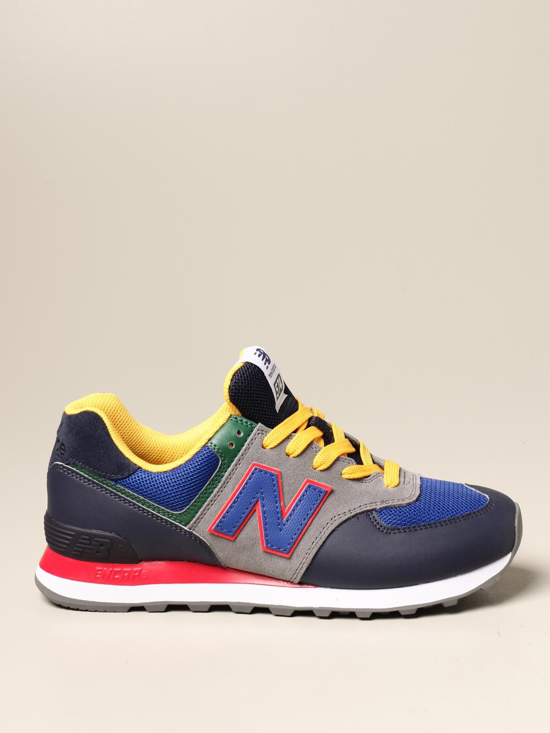 NEW BALANCE Baskets homme Multicolore Baskets New Balance ML574MD2D12 en ligne sur GIGLIO.COM