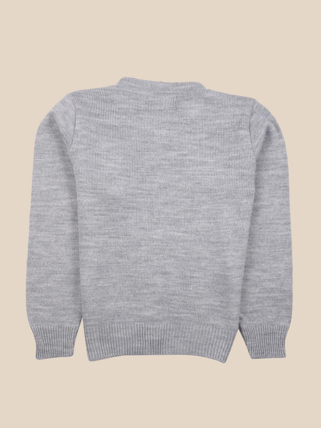 PACIOTTI SWEATER: Paciotti basic crewneck sweater, Grey - Img 2