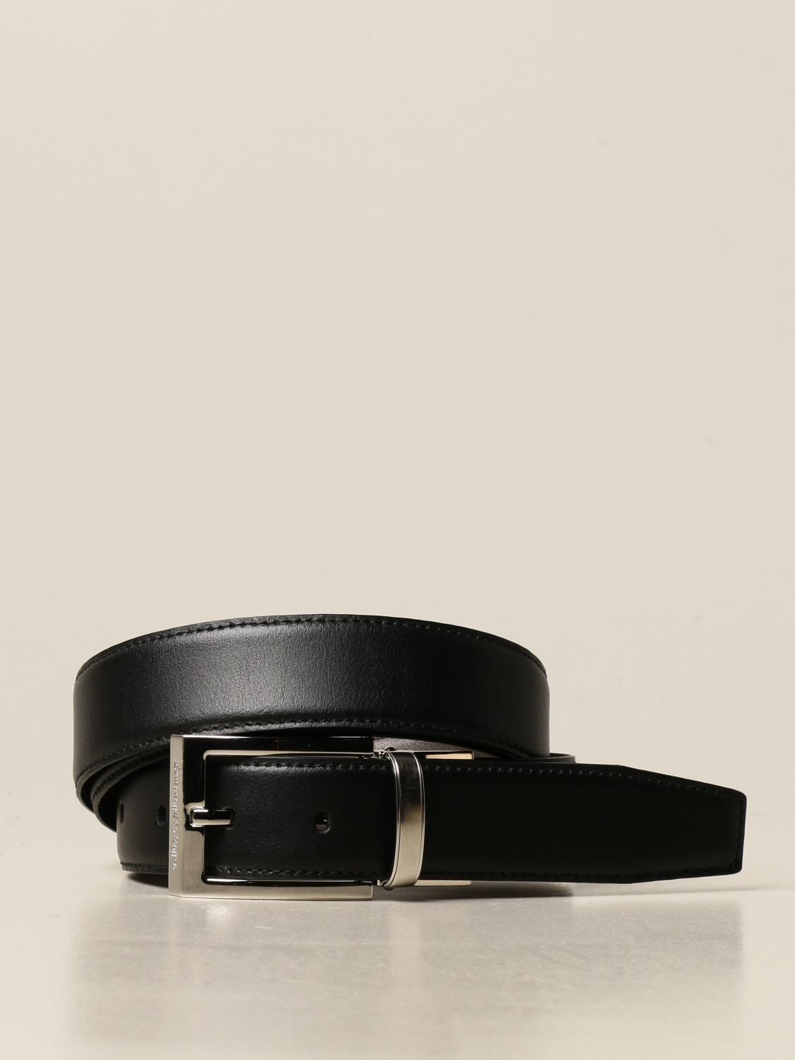 Zegna Belt men Ermenegildo - Black | ZPJ45 9331 | GIGLIO.COM