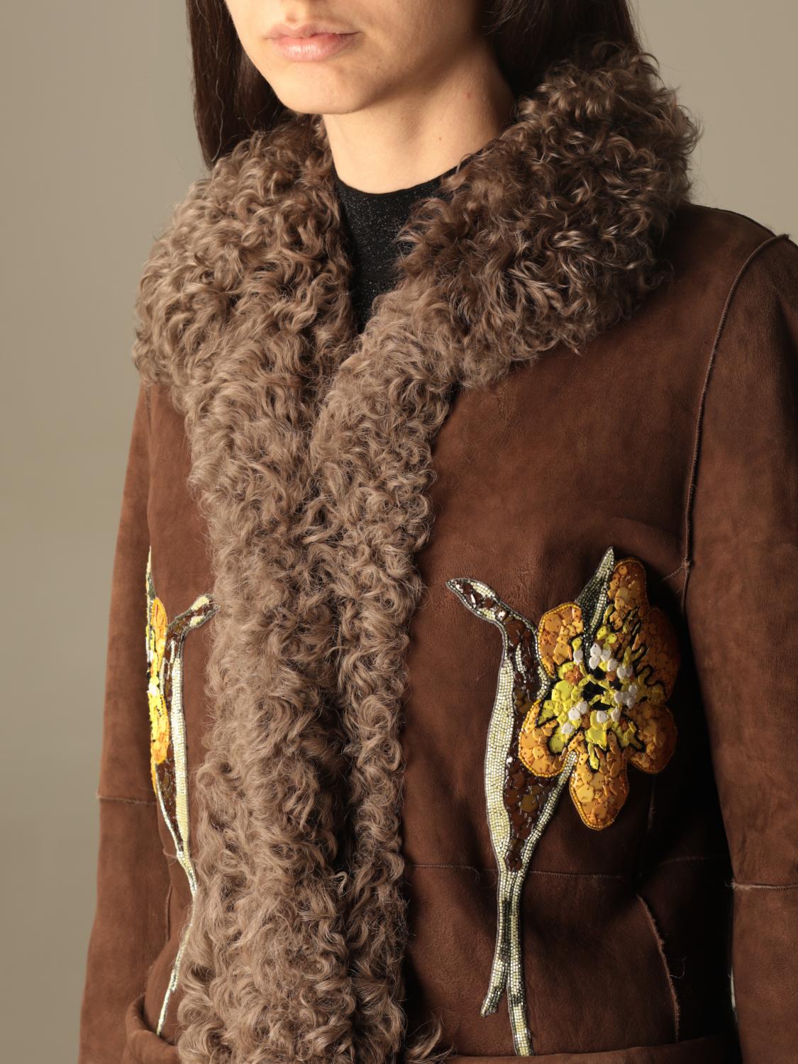 DOLCE & GABBANA ABRIGO: Abrigo mujer Dolce & Gabbana, Marrón - Img 4