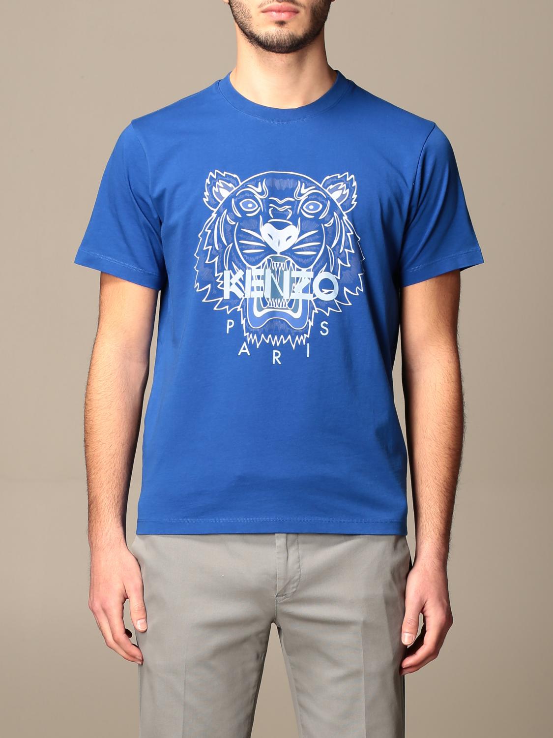 Blue kenzo t shirt best sale