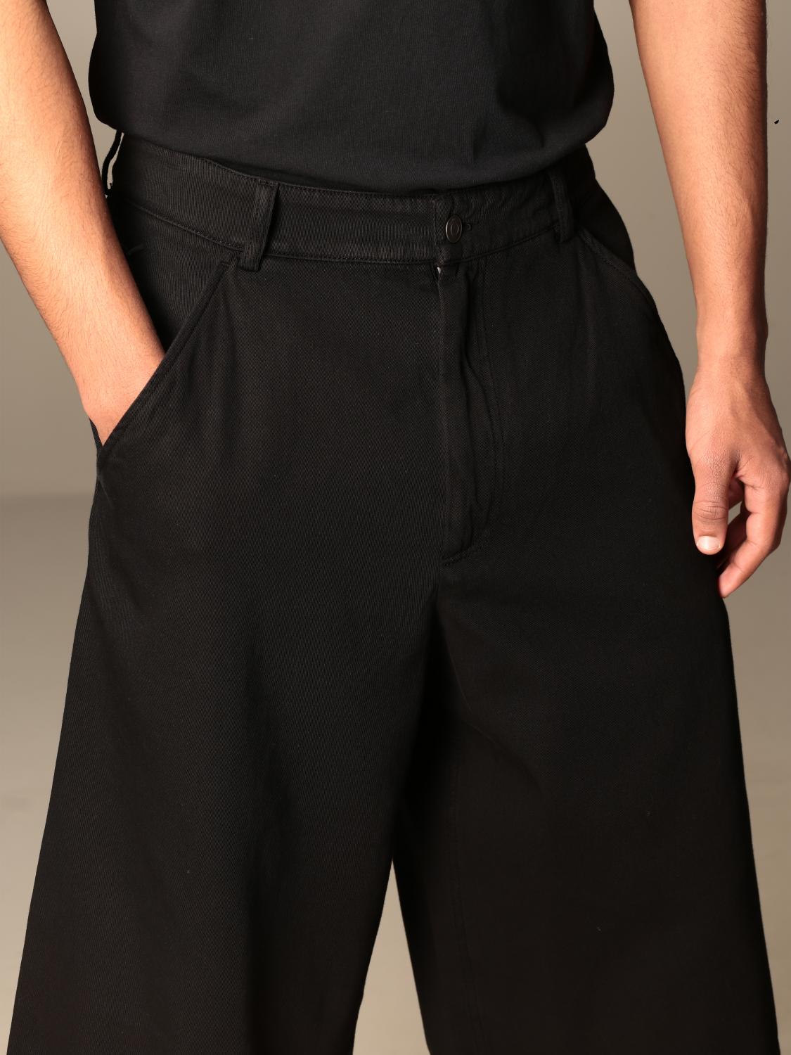 KENZO: Wide Bermuda shorts with America pockets - Black