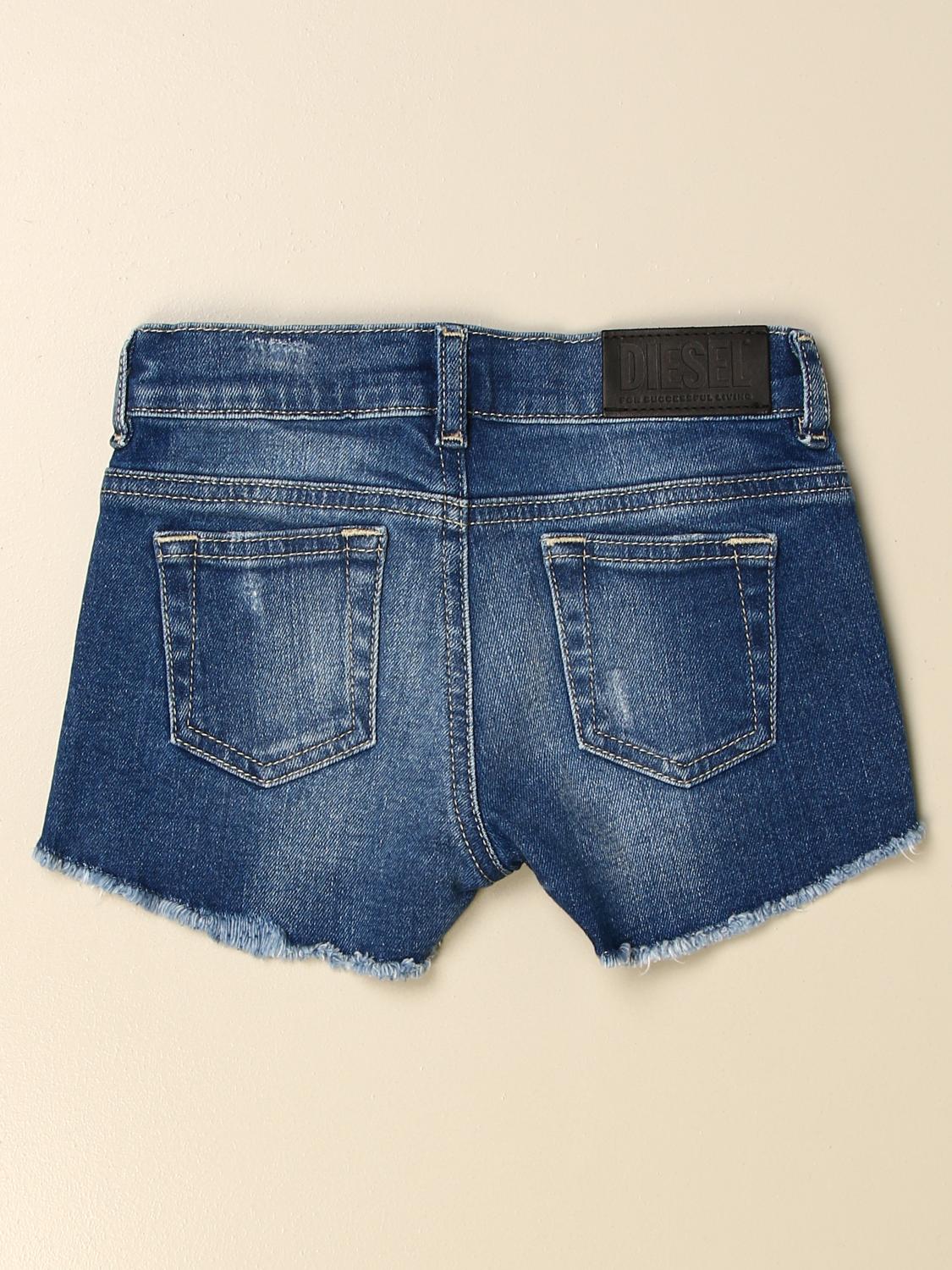DIESEL SHORTS: Diesel Mädchen Shorts, Denim - Img 2