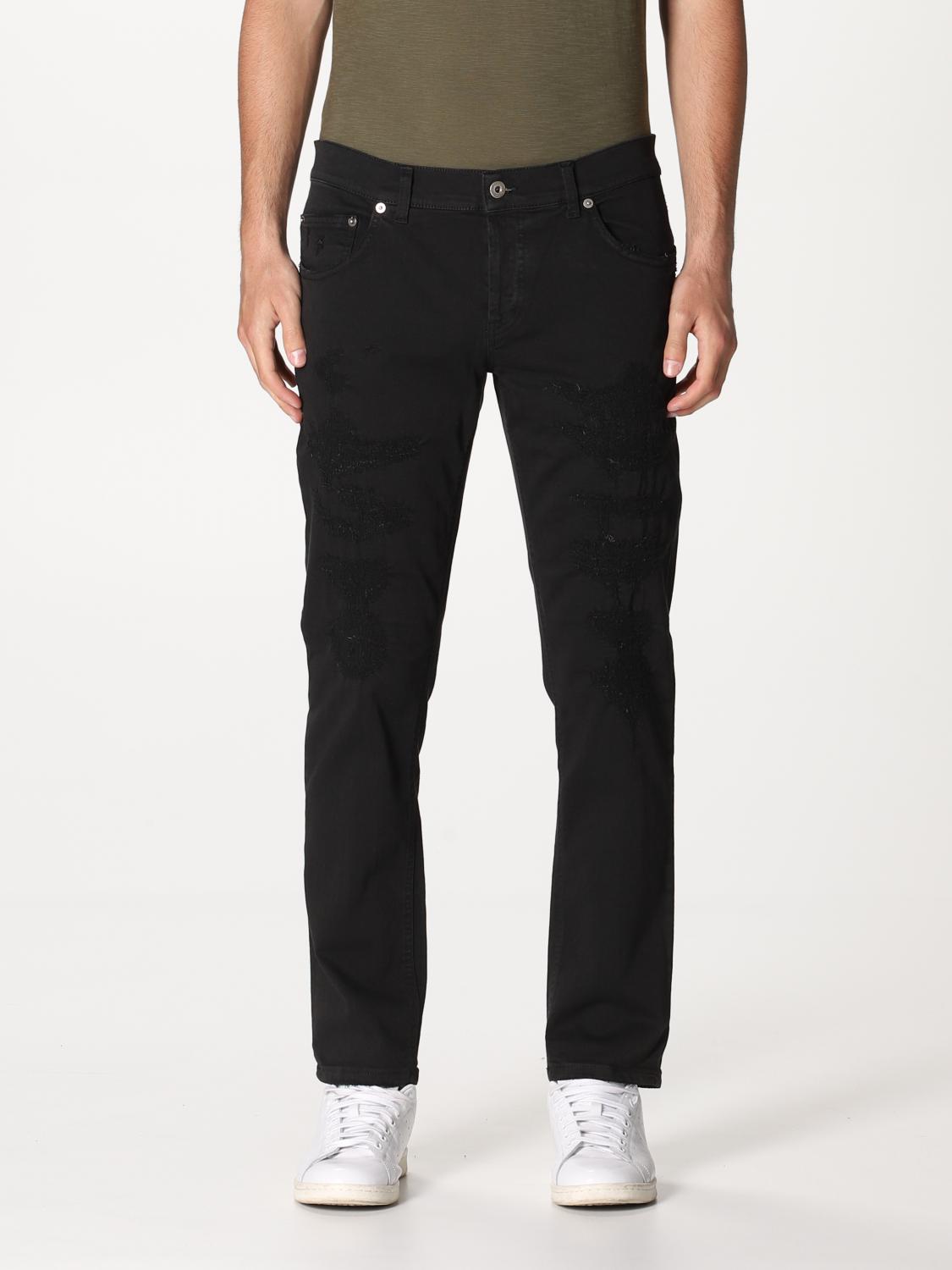 DONDUP JEANS: Dondup Herren Jeans, Schwarz - Img 1