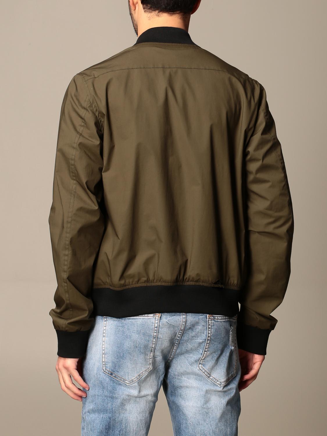 ALESSANDRO DELL'ACQUA: bomber jacket in technical cotton with zip