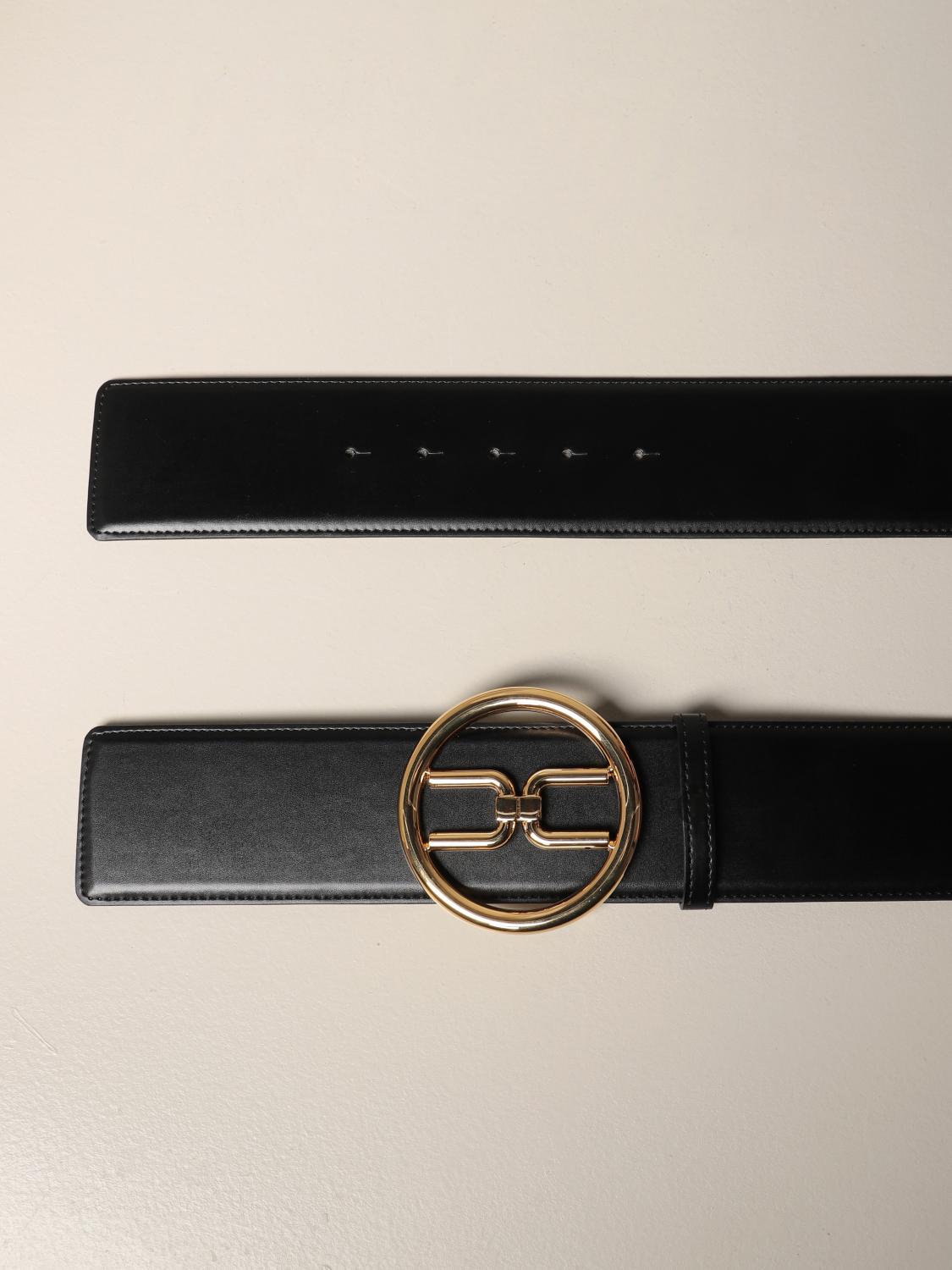 Elisabetta Franchi Iridescent Belt - Luxury Italian Designer XS US 2 EU 40 Elisabetta Franchi Belt woman - Black | CT12S | GIGLIO.COM main image 2