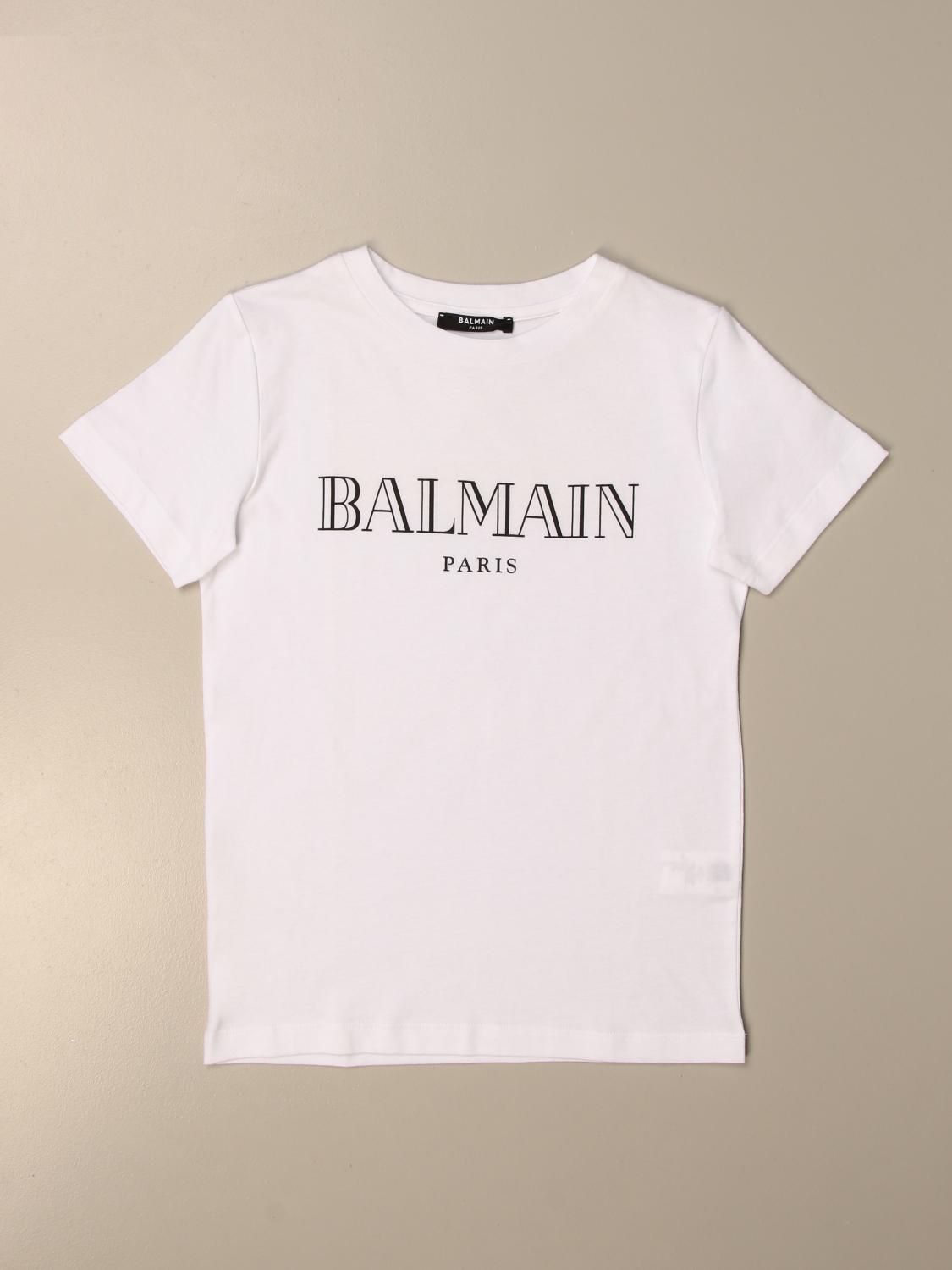 BALMAIN CAMISETA: Camiseta niños Balmain, Blanco - Img 1