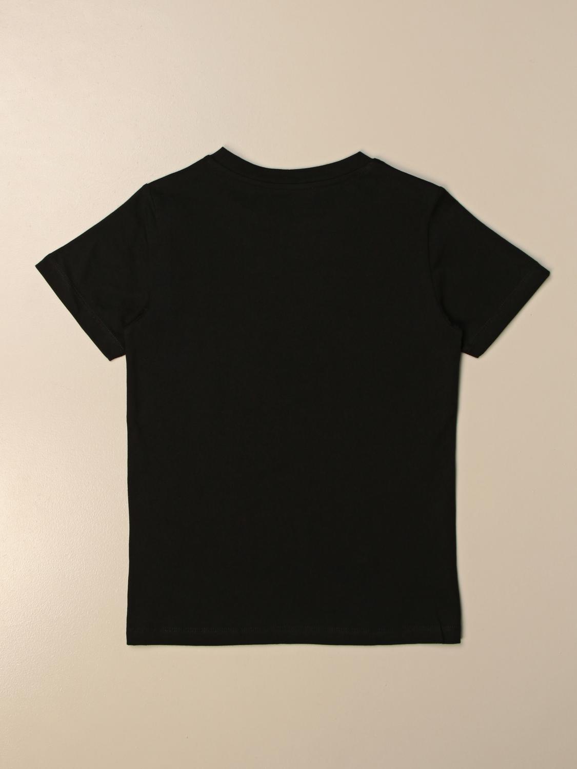 BALMAIN CAMISETA: Camiseta niños Balmain, Negro - Img 2