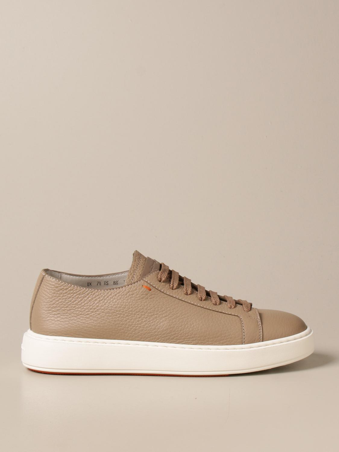 SANTONI BASKETS: Baskets homme Santoni, Beige - Img 1