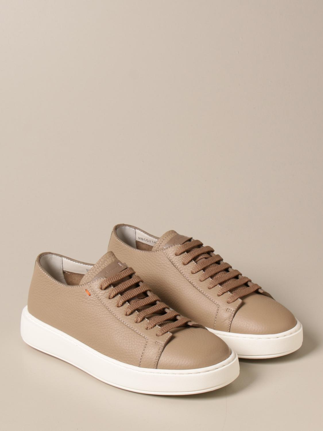 SANTONI BASKETS: Baskets homme Santoni, Beige - Img 2