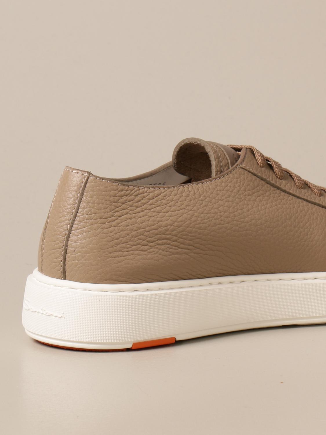SANTONI BASKETS: Baskets homme Santoni, Beige - Img 3