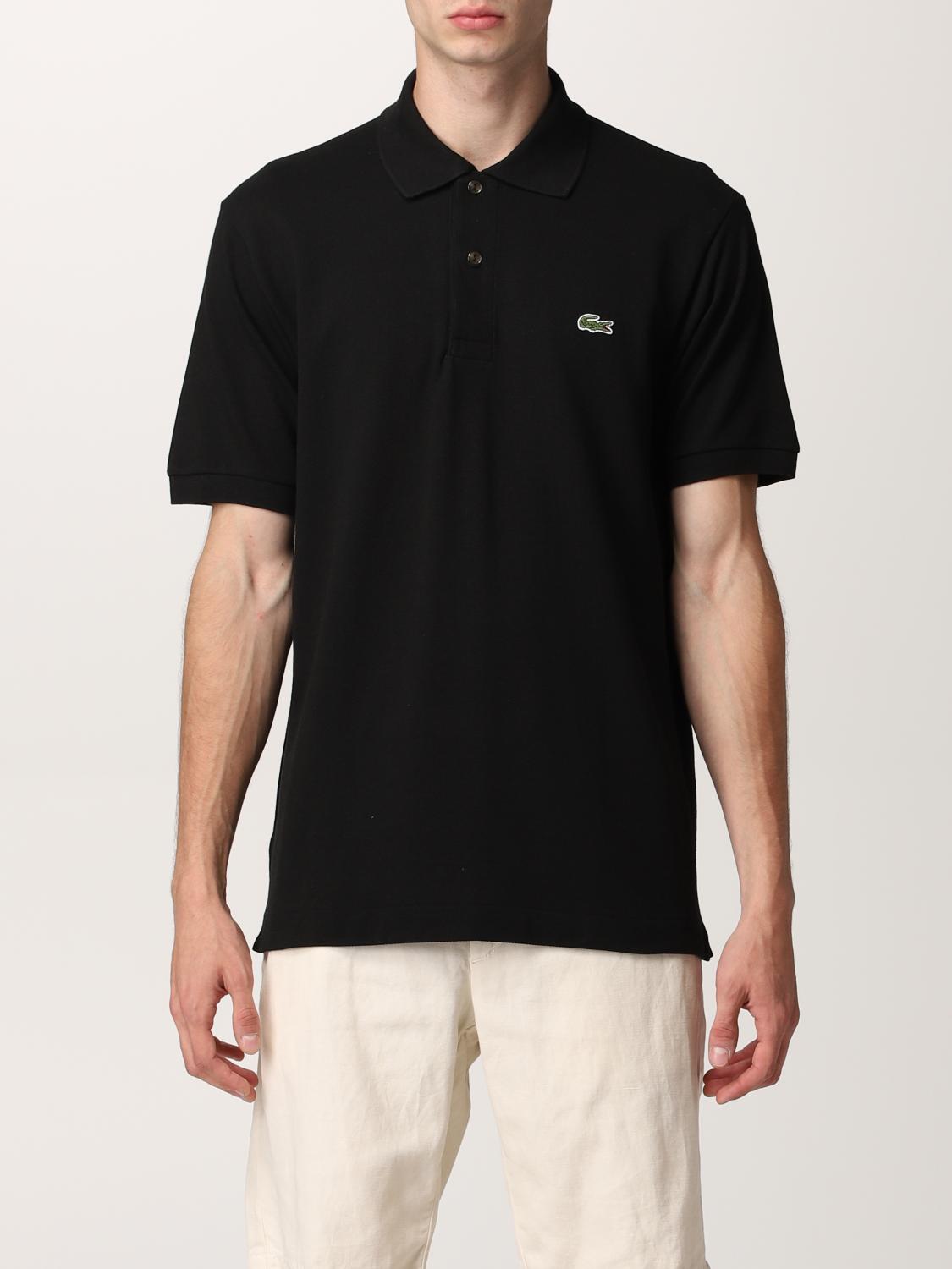LACOSTE POLO SHIRT: Polo shirt men Lacoste, Black - Img 1