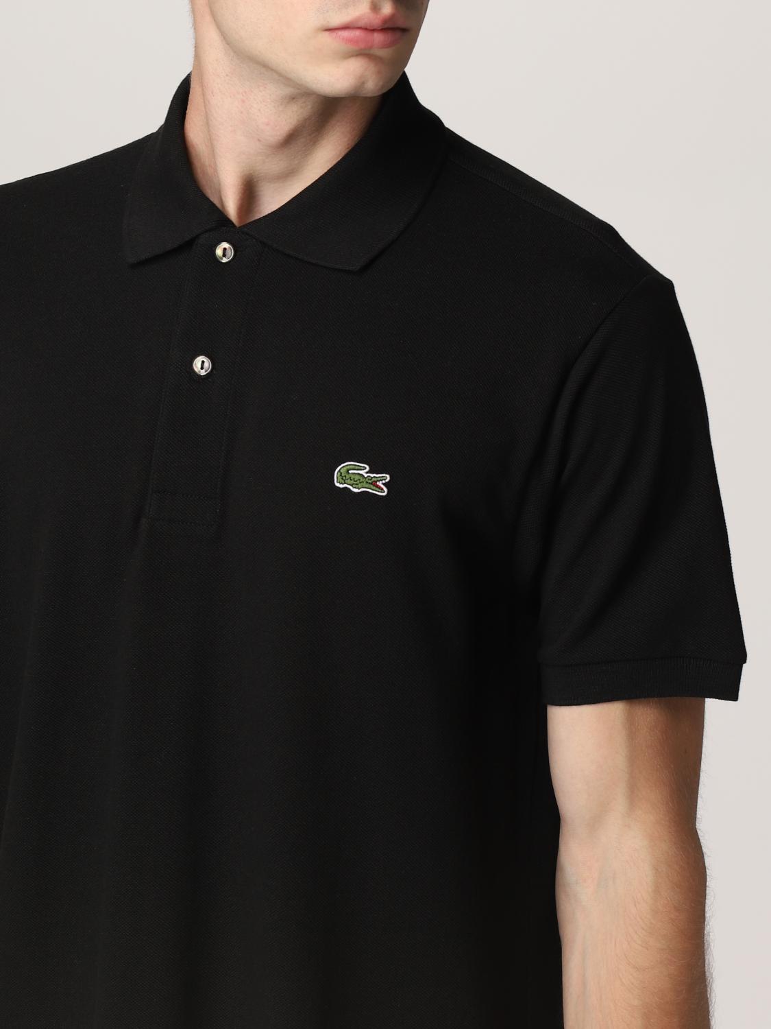 LACOSTE POLO SHIRT: Polo shirt men Lacoste, Black - Img 3