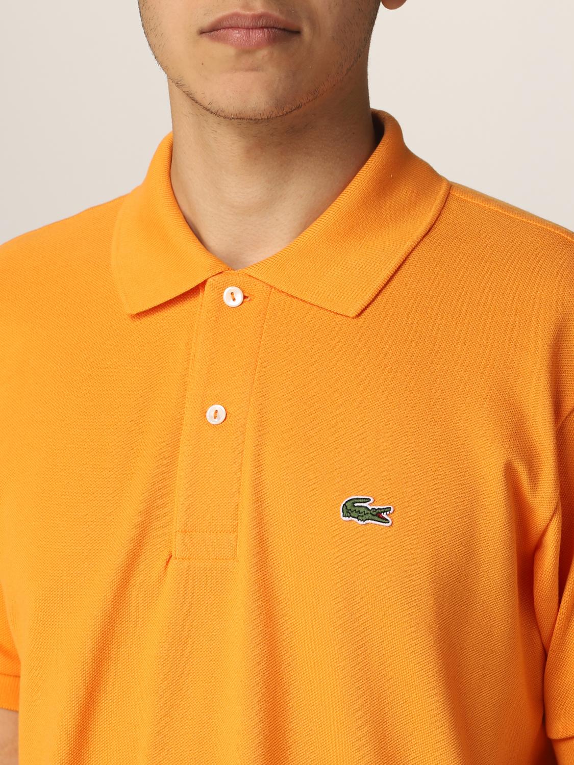 LACOSTE POLO SHIRT: Polo shirt men Lacoste, Orange - Img 3
