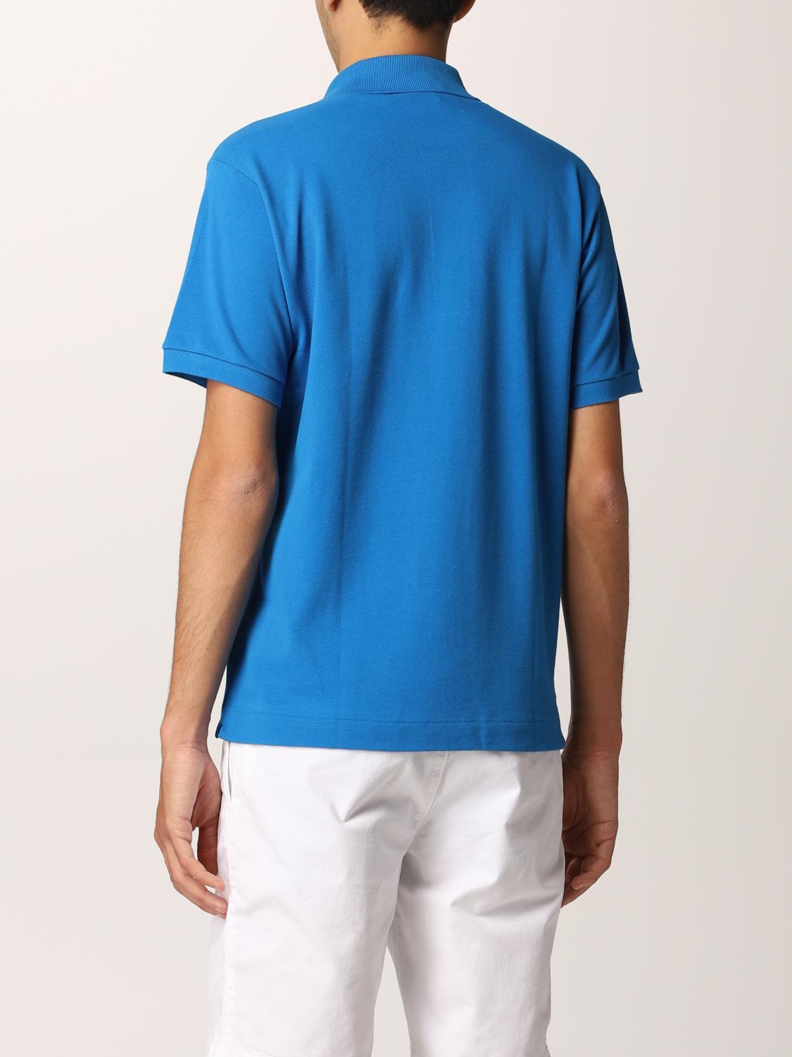 LACOSTE POLO SHIRT: Polo shirt men Lacoste, Electric Blue - Img 2