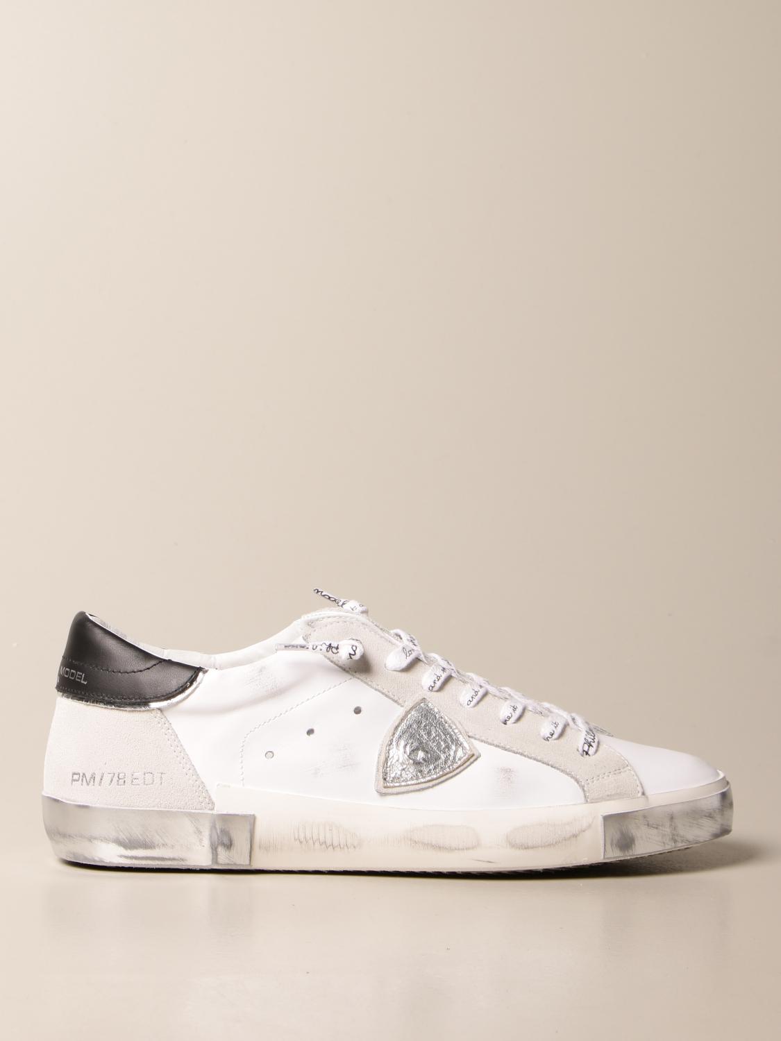 PHILIPPE MODEL ホワイトスニーカーPRLU MA02