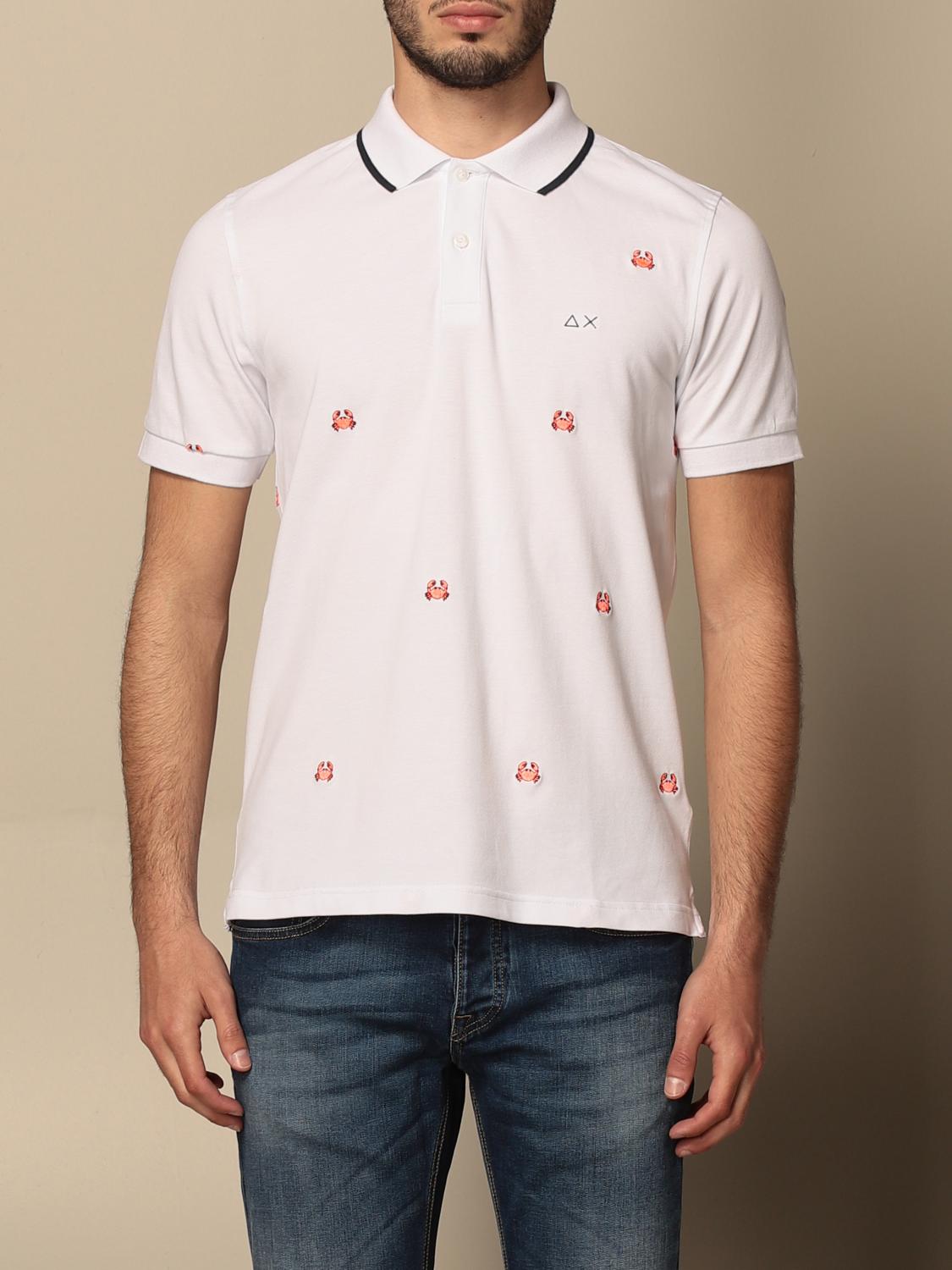 SUN68 POLO SHIRT: Sweater men Sun 68, White - Img 1