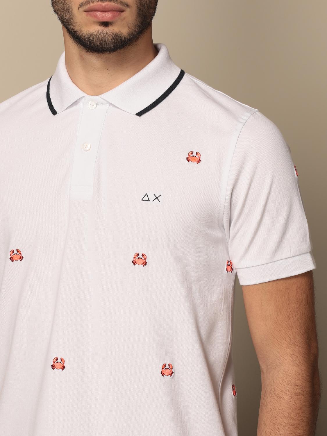 SUN68 POLO SHIRT: Sweater men Sun 68, White - Img 3