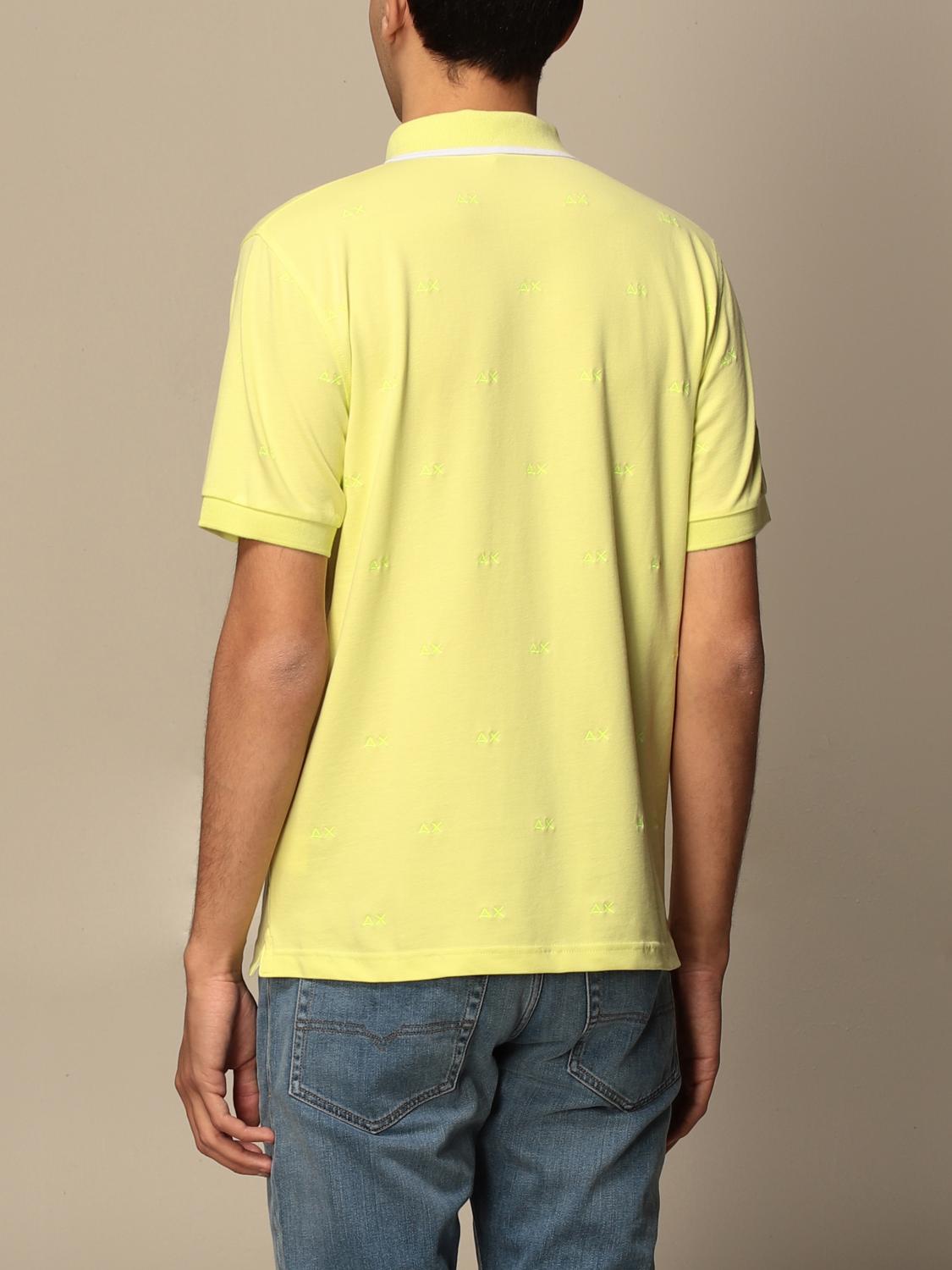 SUN68 POLO SHIRT: Sweater men Sun 68, Yellow - Img 2