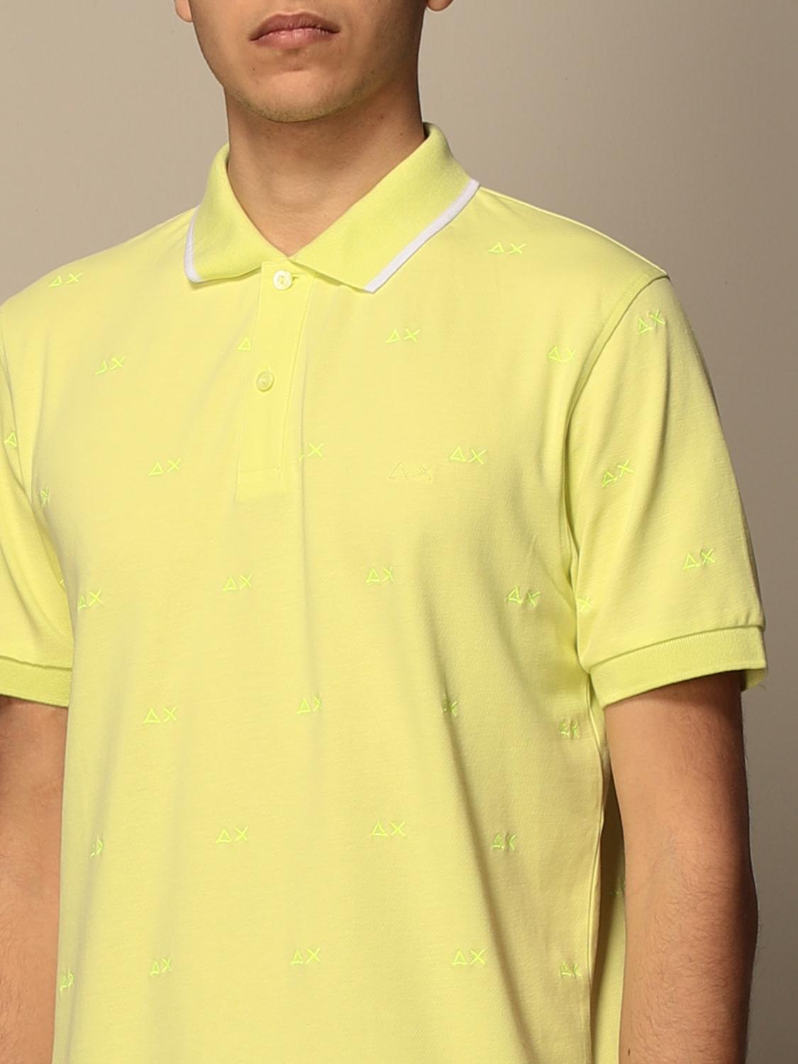 SUN68 POLO SHIRT: Sweater men Sun 68, Yellow - Img 3