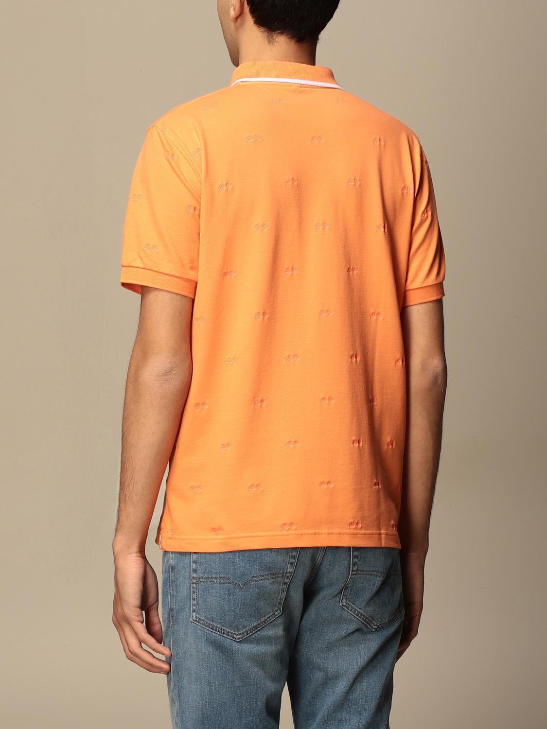 SUN68 POLO SHIRT: Sweater men Sun 68, Orange - Img 2