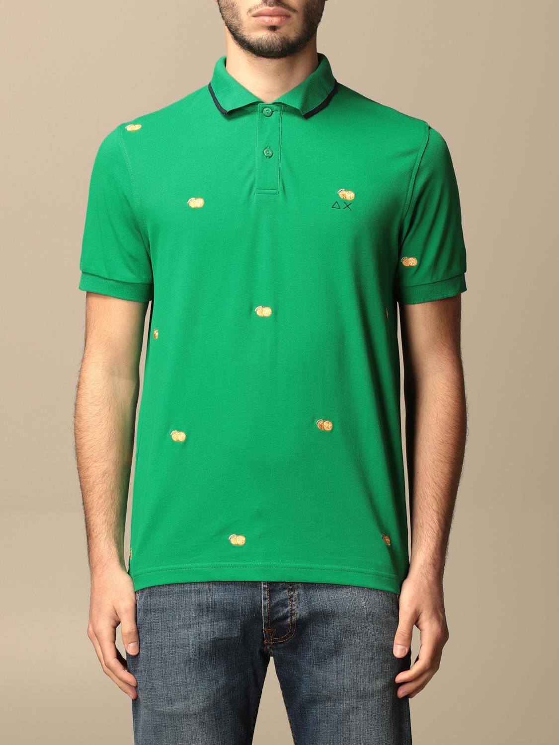 SUN68 POLO SHIRT: Sweater men Sun 68, Grass Green - Img 1