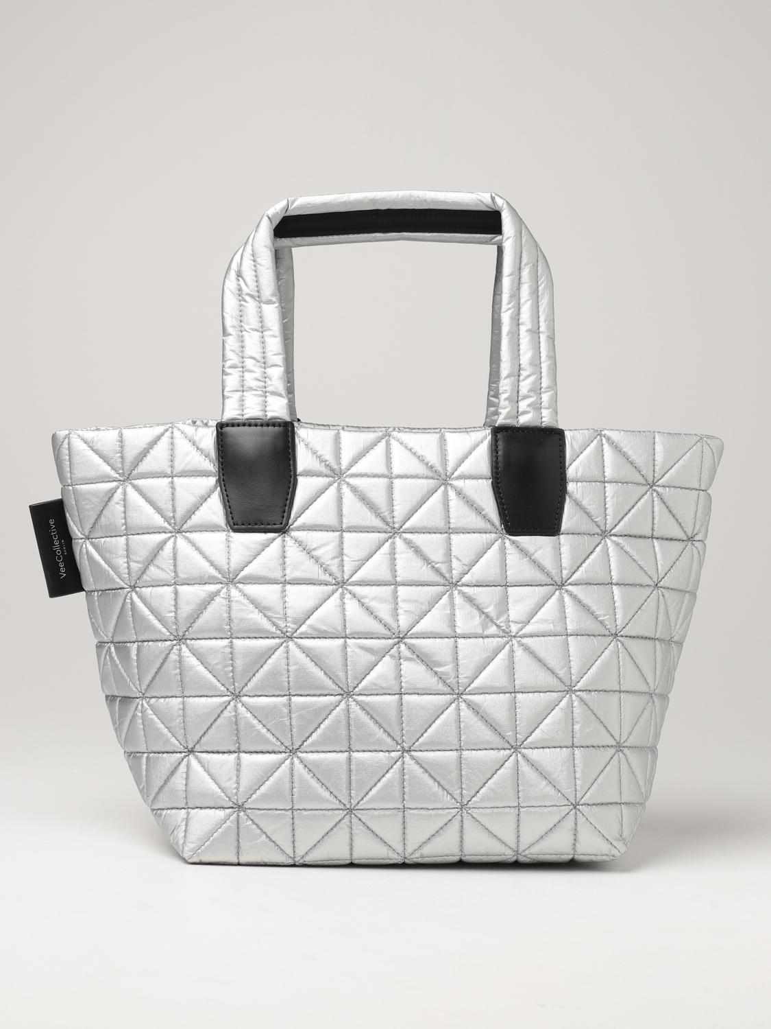 VEE COLLECTIVE BERLIN HANDTASCHE: Vee Collective Berlin Damen Handtasche, Silber - Img 1
