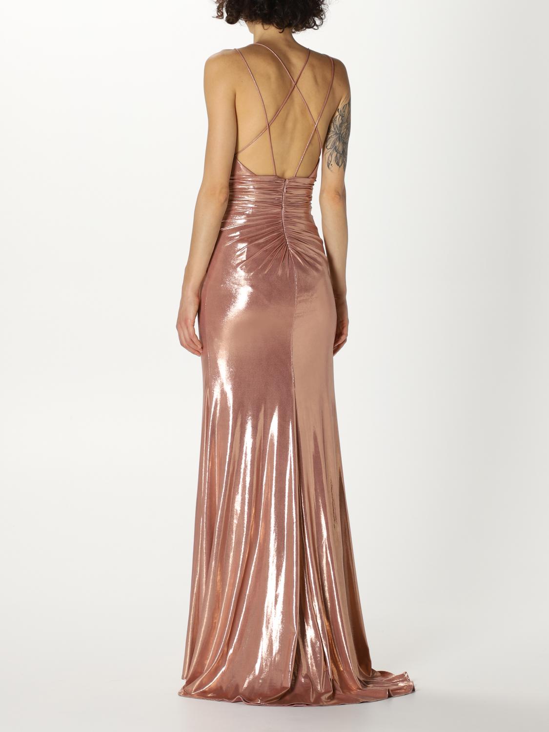 forever unique rose gold dress High Life Rose Gold Sequin Square Neck Split Front Maxi Dress – Club L  London main image 1