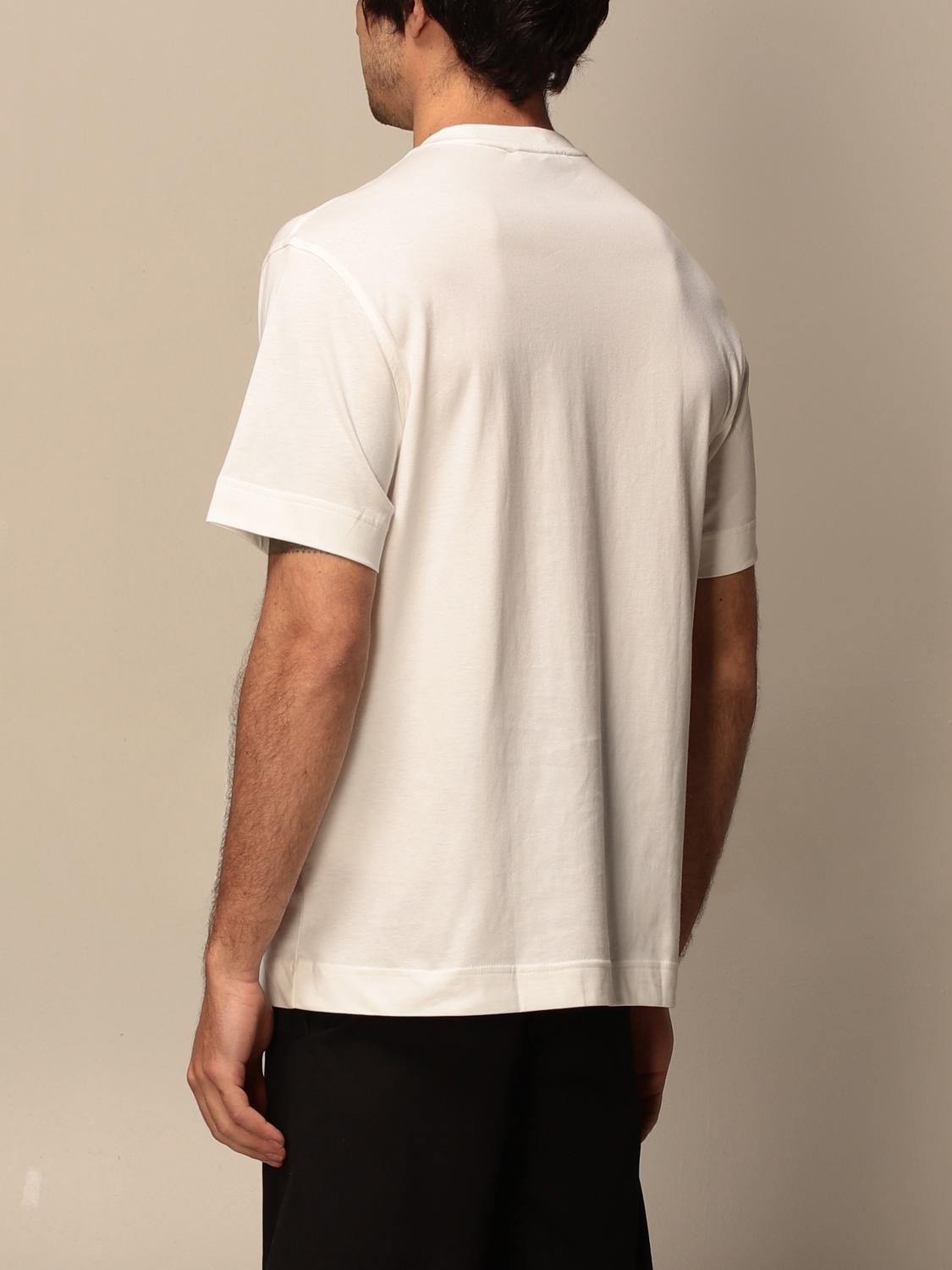 Y-3 T-SHIRT: Y-3 logo T-shirt, White - Img 2