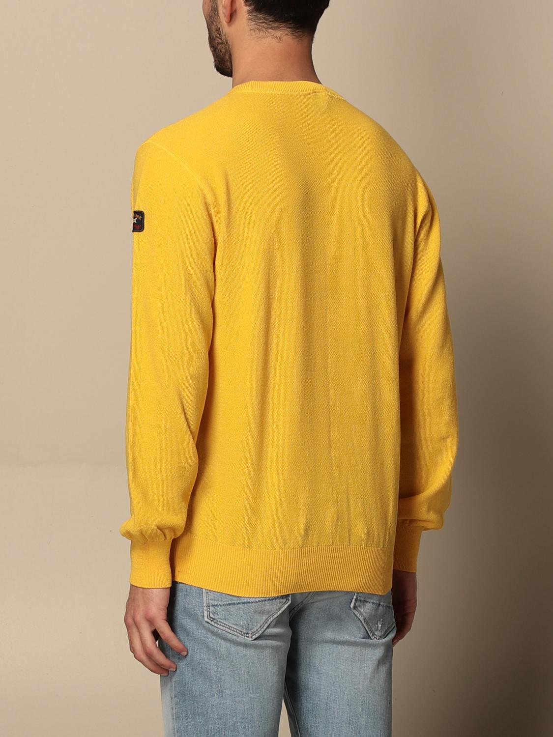 PAUL & SHARK MAGLIA: Maglia a girocollo Paul & Shark basic, Giallo - Img 2