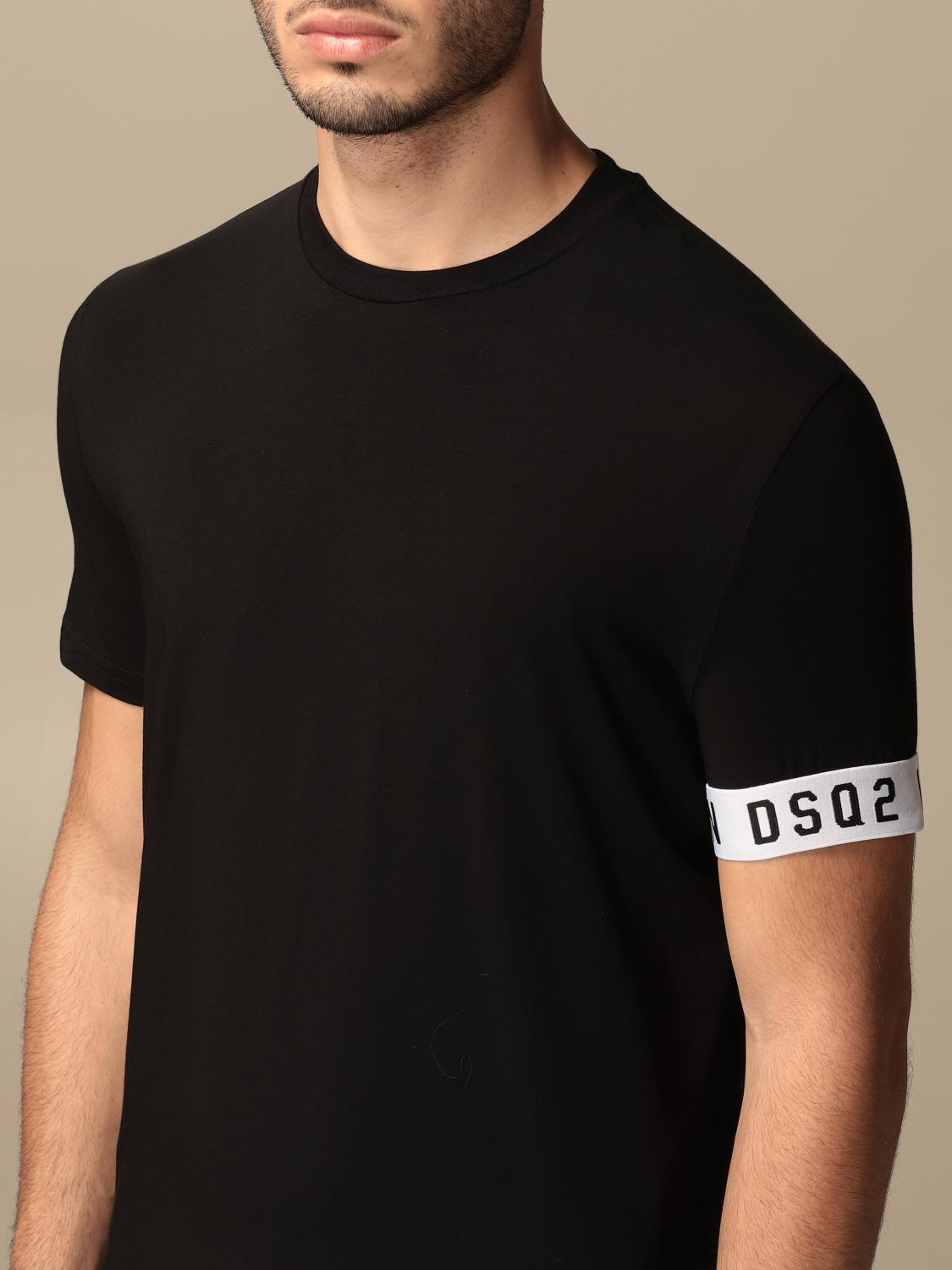 DSQUARED2 CAMISETA: Camiseta hombre Dsquared2, Negro - Img 3