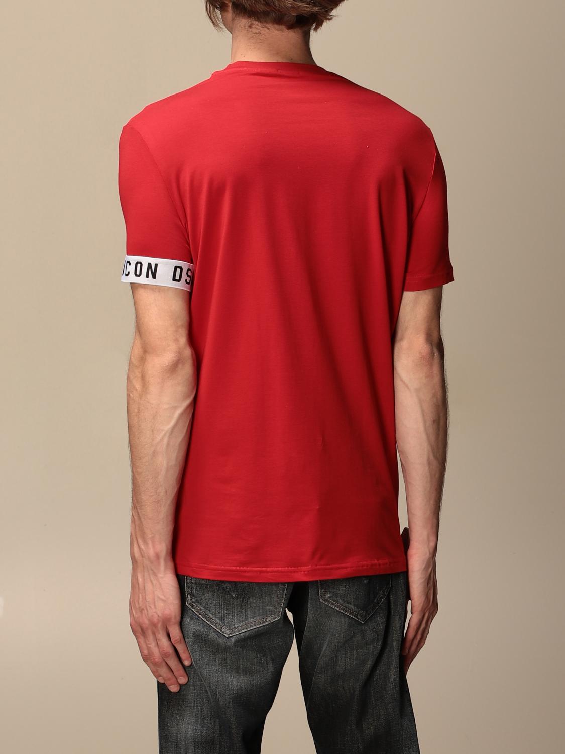 DSQUARED2 CAMISETA: Camiseta hombre Dsquared2, Rojo - Img 2