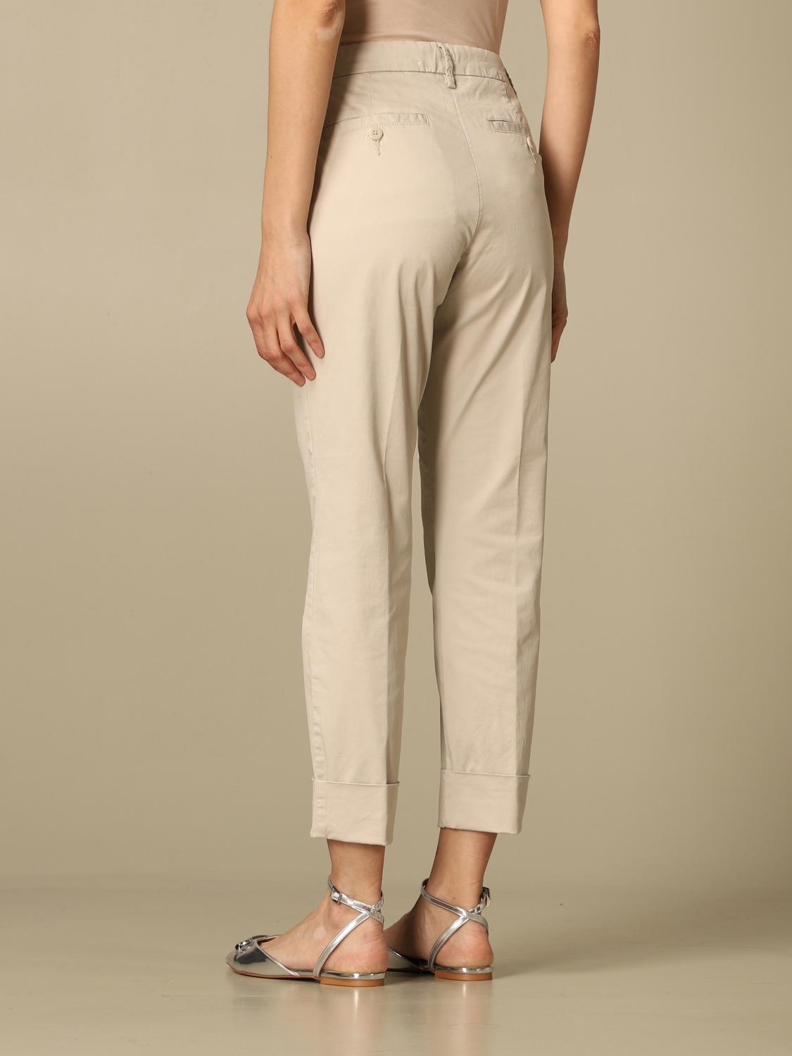 CLOSED PANTS: Pants women Closed, Beige - Img 2