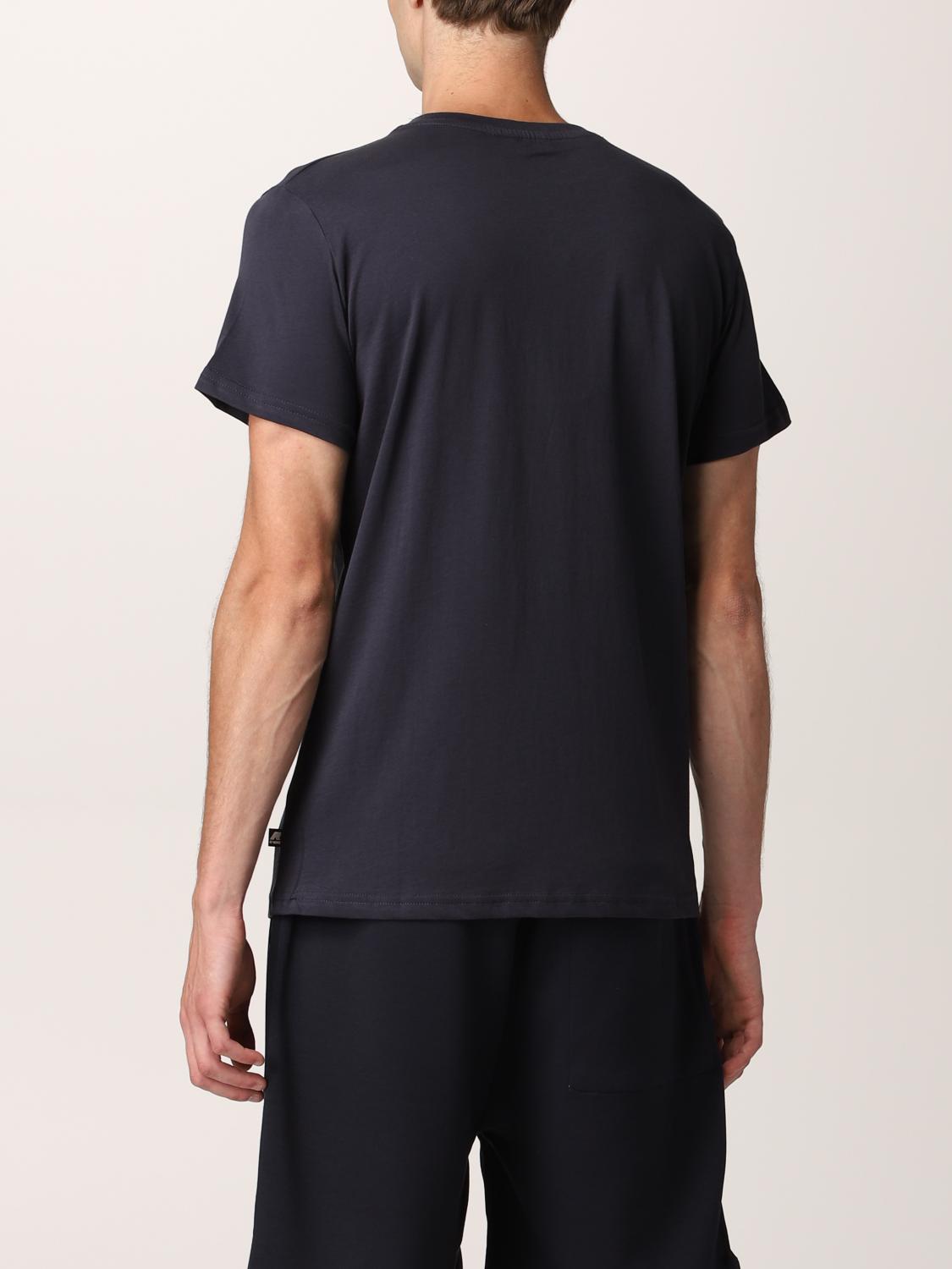 K-WAY T-SHIRT: K-way T-shirt with pocket and logo, Blue - Img 2