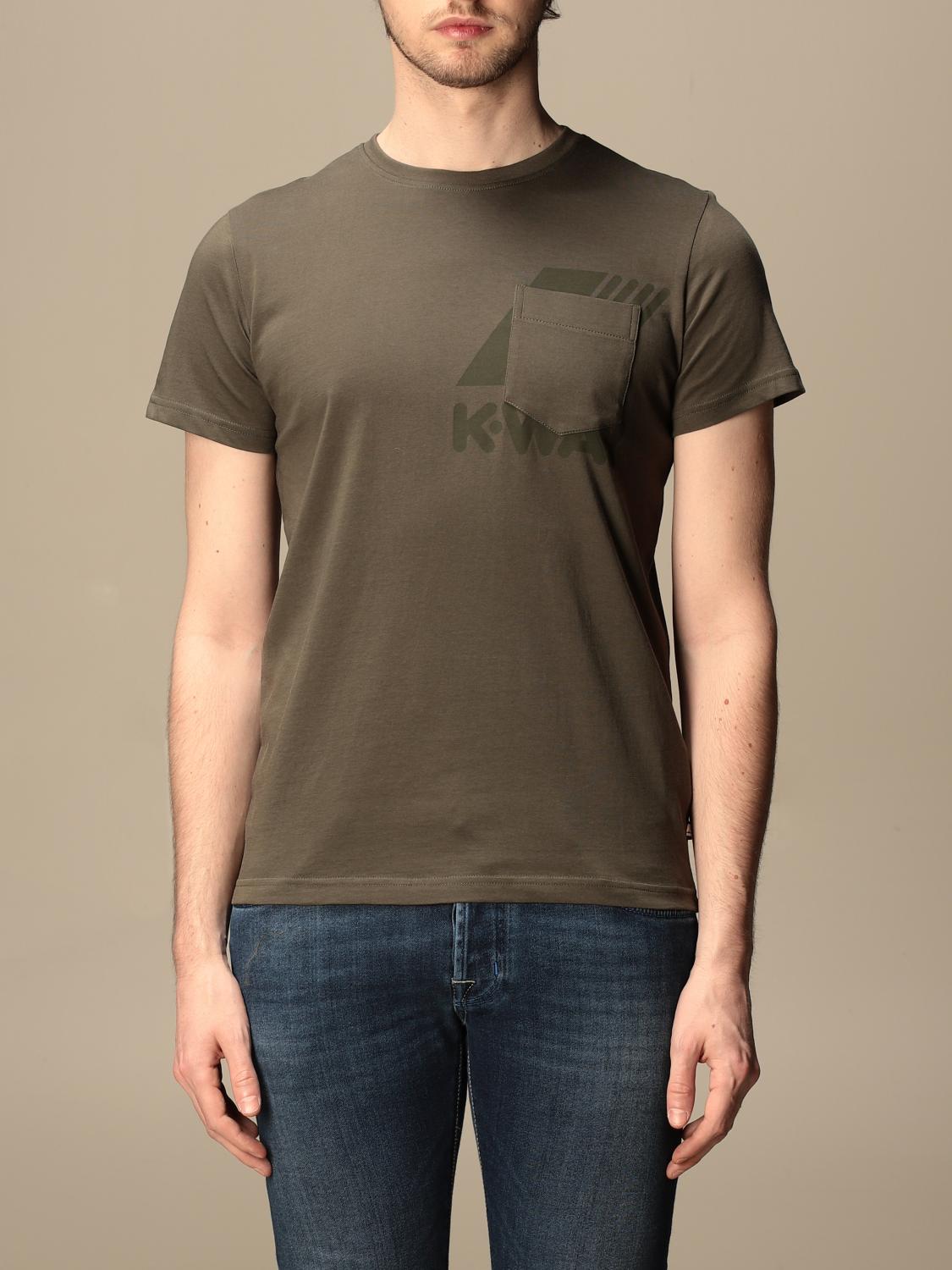 K-WAY T-SHIRT: K-Way Herren T-Shirt, Military - Img 1