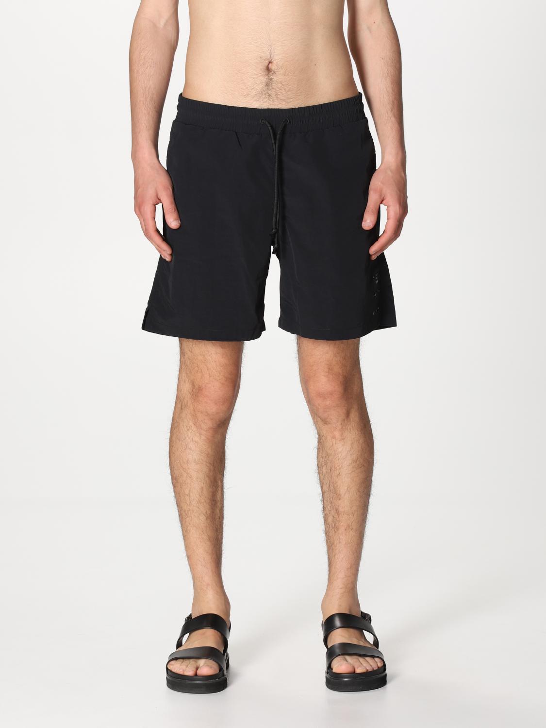MCQ SWIMSUIT: McQ basic boxer swimsuit in nylon, Black - Img 1