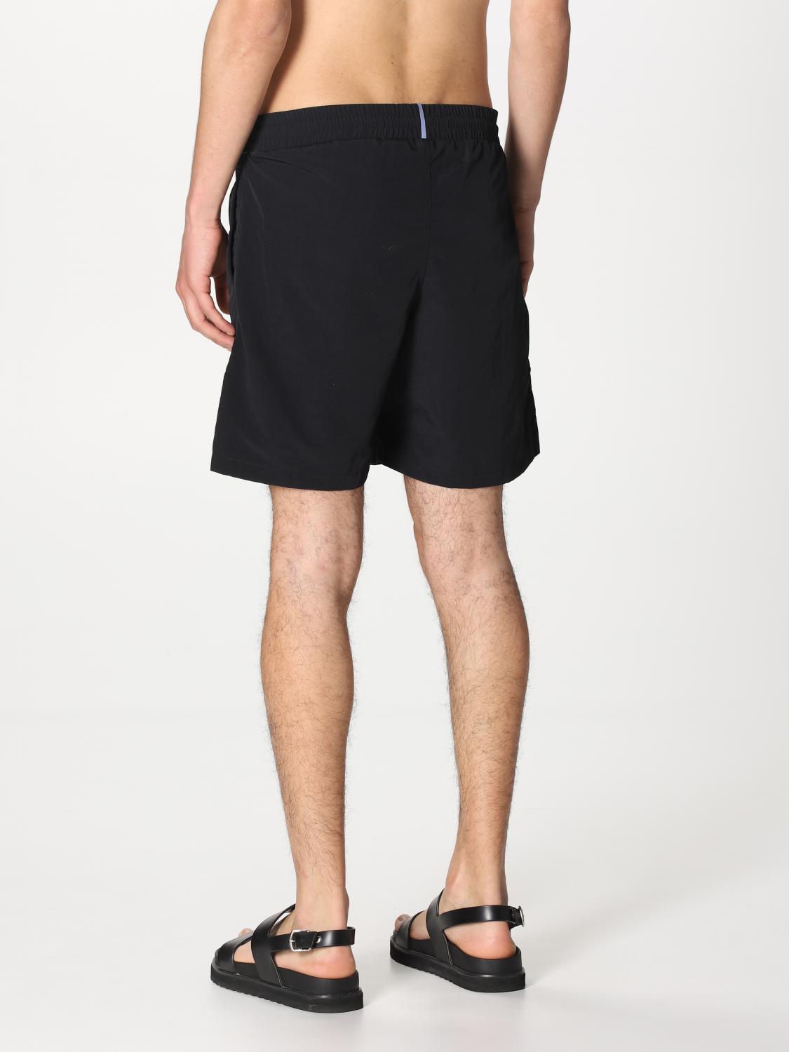 MCQ SWIMSUIT: McQ basic boxer swimsuit in nylon, Black - Img 2