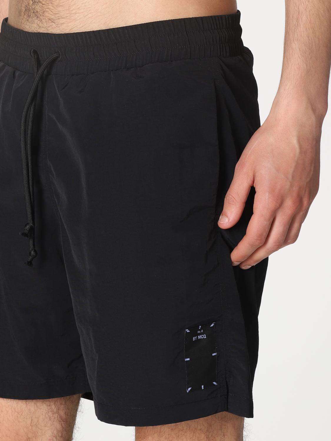 MCQ SWIMSUIT: McQ basic boxer swimsuit in nylon, Black - Img 3