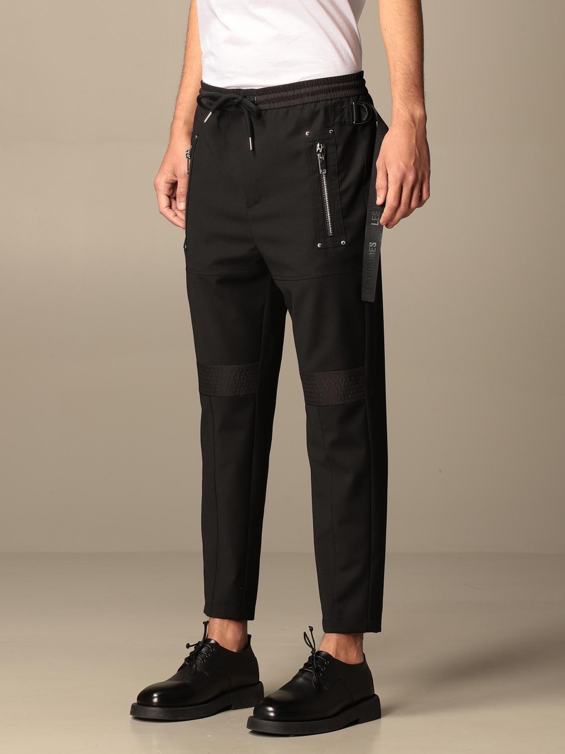 LES HOMMES PANTS: Short men Les Hommes, Black - Img 3