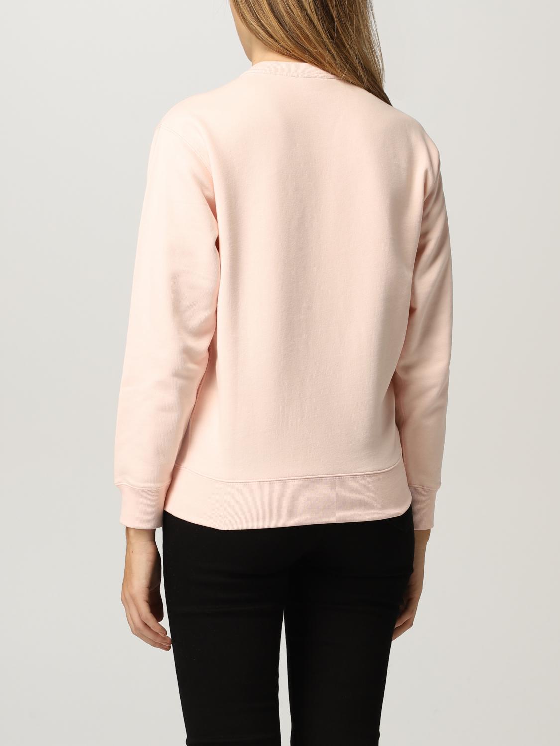 KENZO FELPA: Felpa Kenzo con logo X, Rosa - Img 2