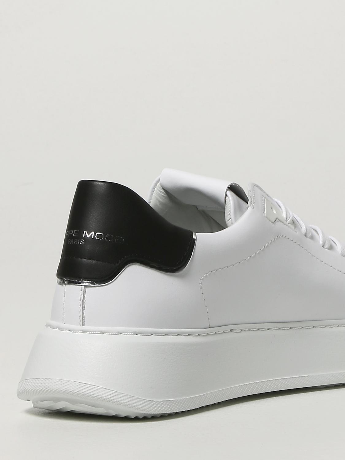 PHILIPPE MODEL BASKETS: Baskets homme Philippe Model, Blanc - Img 3