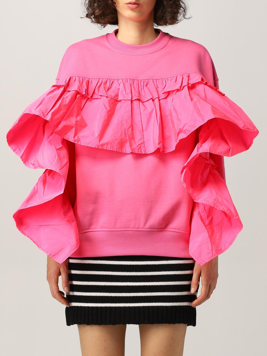 RED VALENTINO：スウェットシャツ レディース - ピンク | GIGLIO.COM 