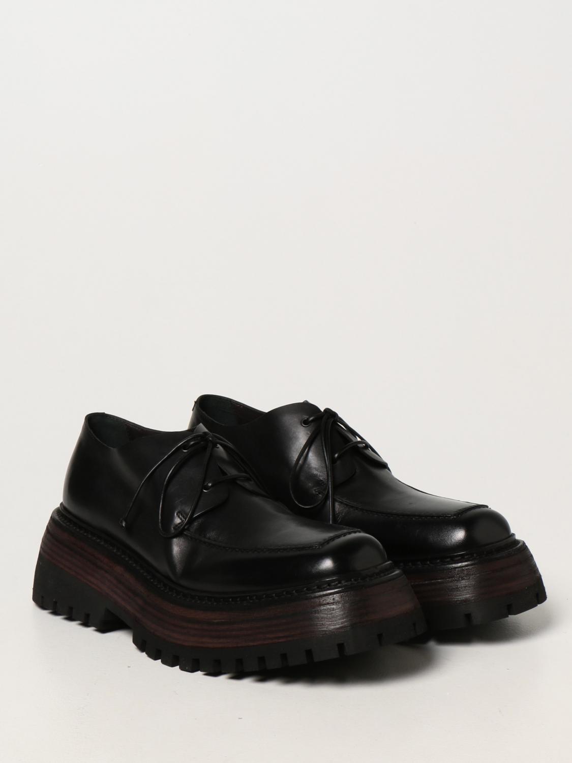 Marsèll Quadrarmato Derby shoes in leather - Black | MM4089172