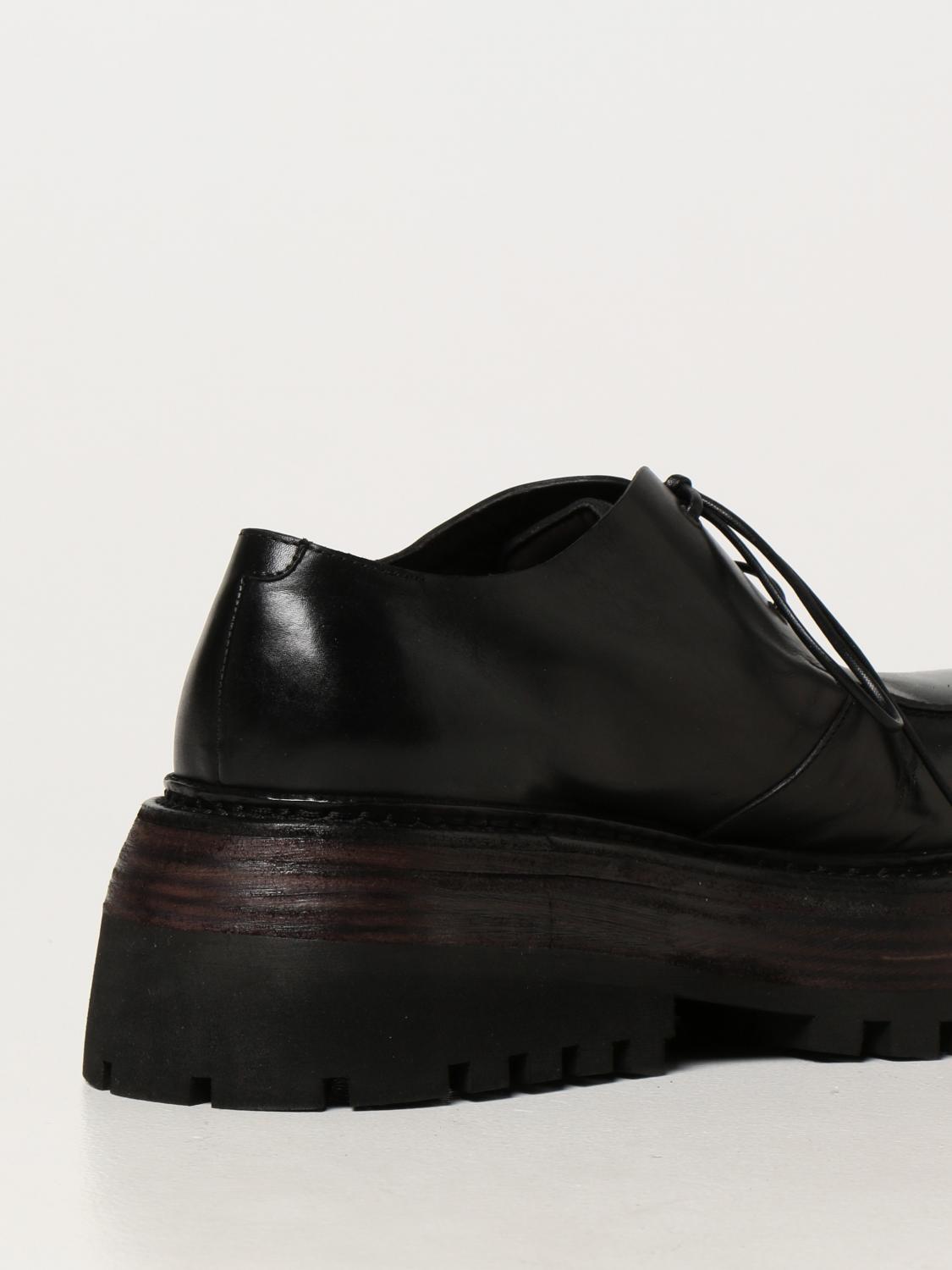 Marsèll Quadrarmato Derby shoes in leather - Black | MM4089172