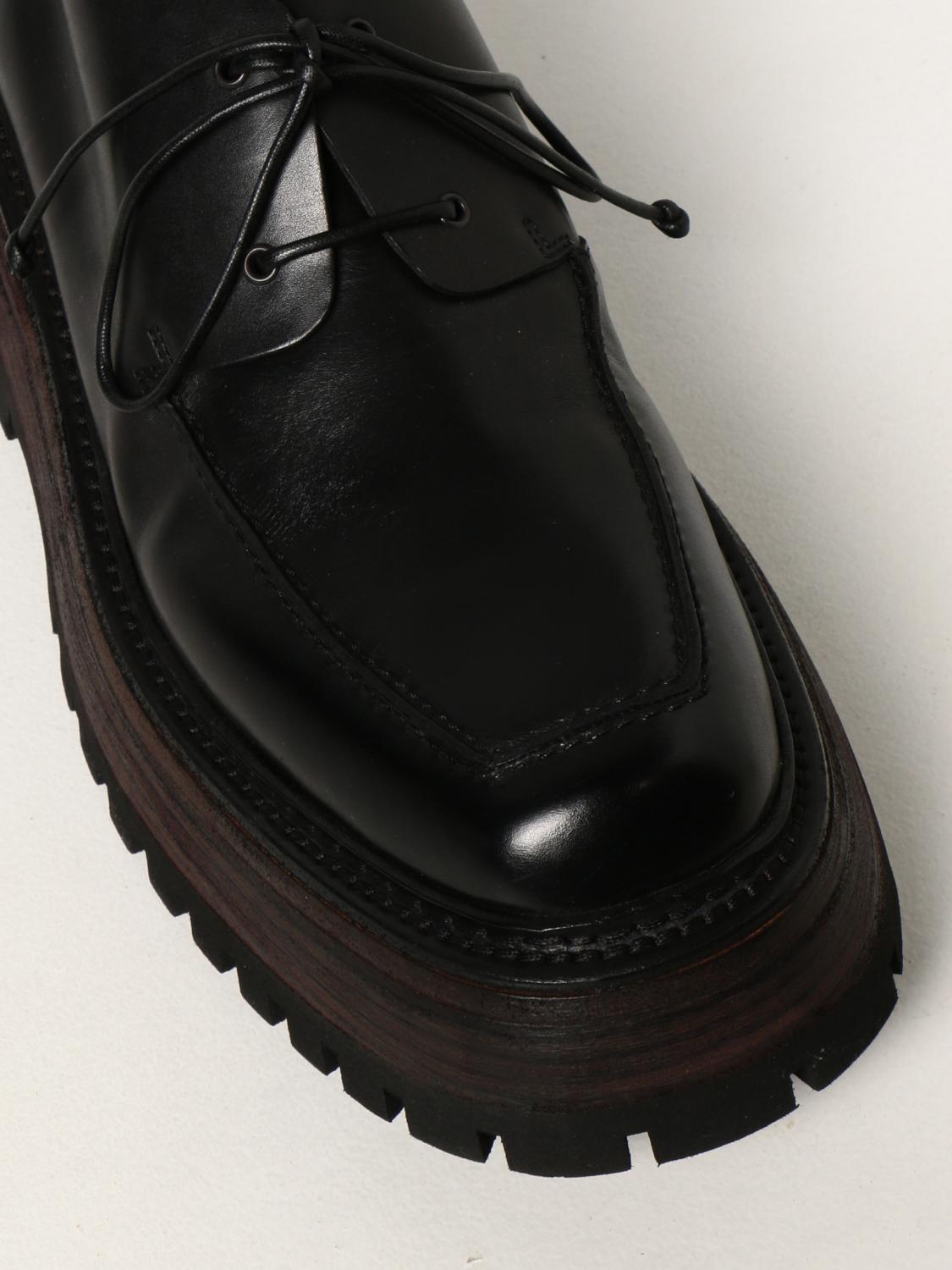 Marsèll Quadrarmato Derby shoes in leather - Black | MM4089172