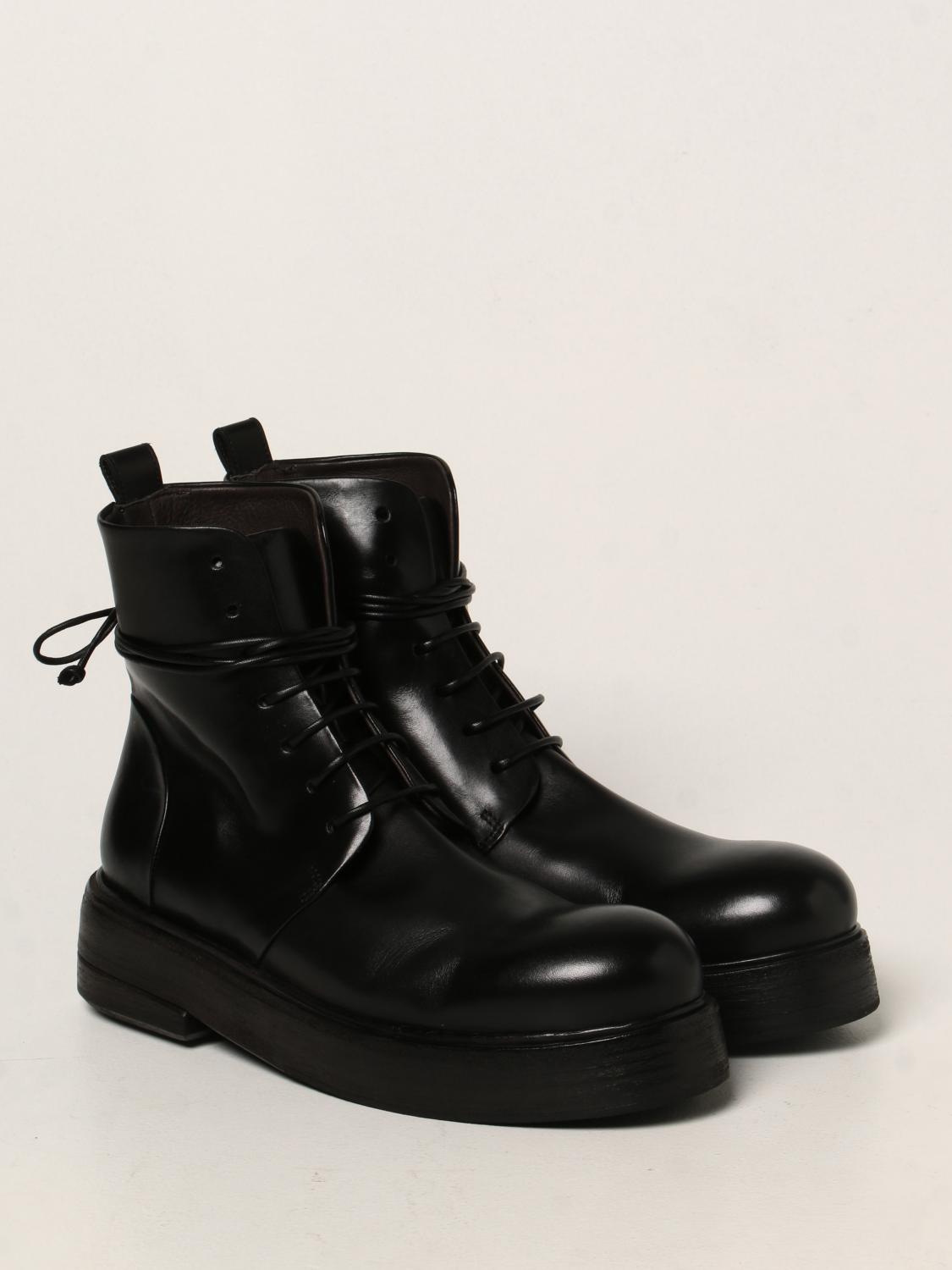 z*o様 Marsell マルセル Zuccolona ショートブーツ 本革 4 Marsèll Zuccolona ankle boot in leather - Black | MW5191172