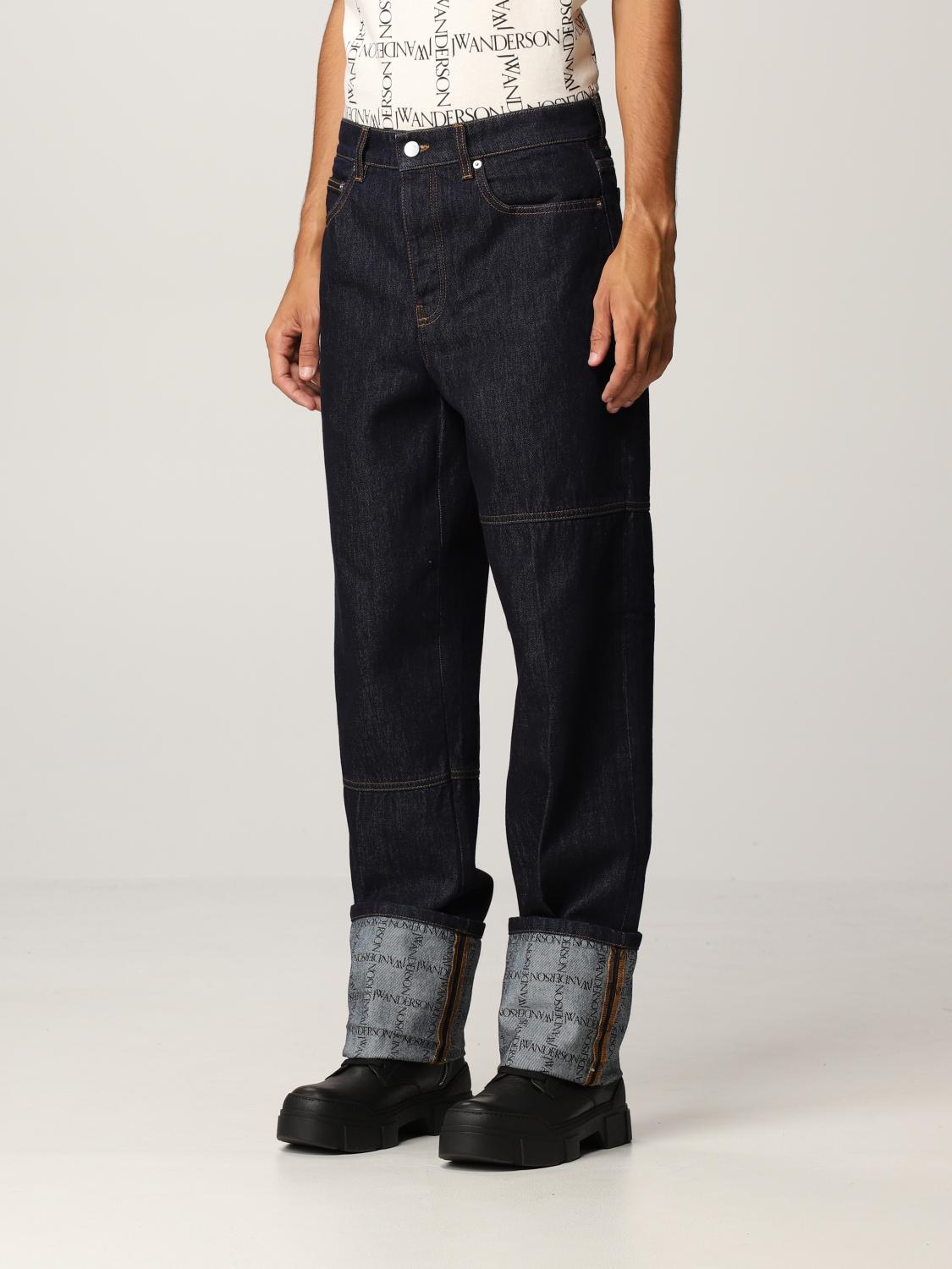JW ANDERSON JEANS: JW Anderson denim jeans, Blue - Img 4