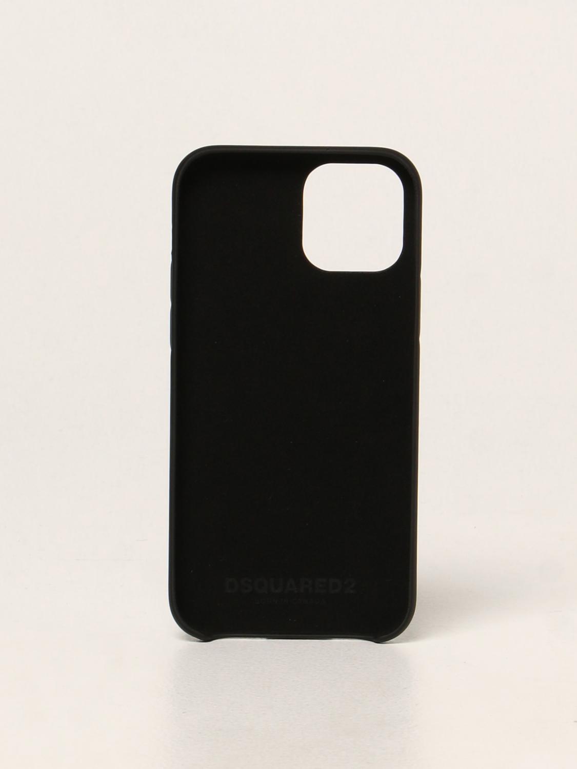 DSQUARED2 TECH ACCESSORIES: Чехол на iphone Мужское Dsquared2, Черный - Img 2