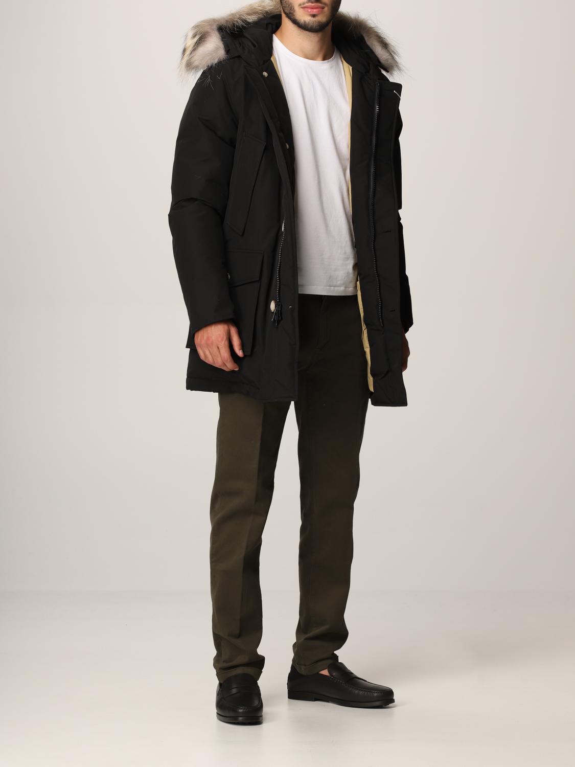 WOOLRICH COAT: Jacket men Woolrich, Black - Img 2