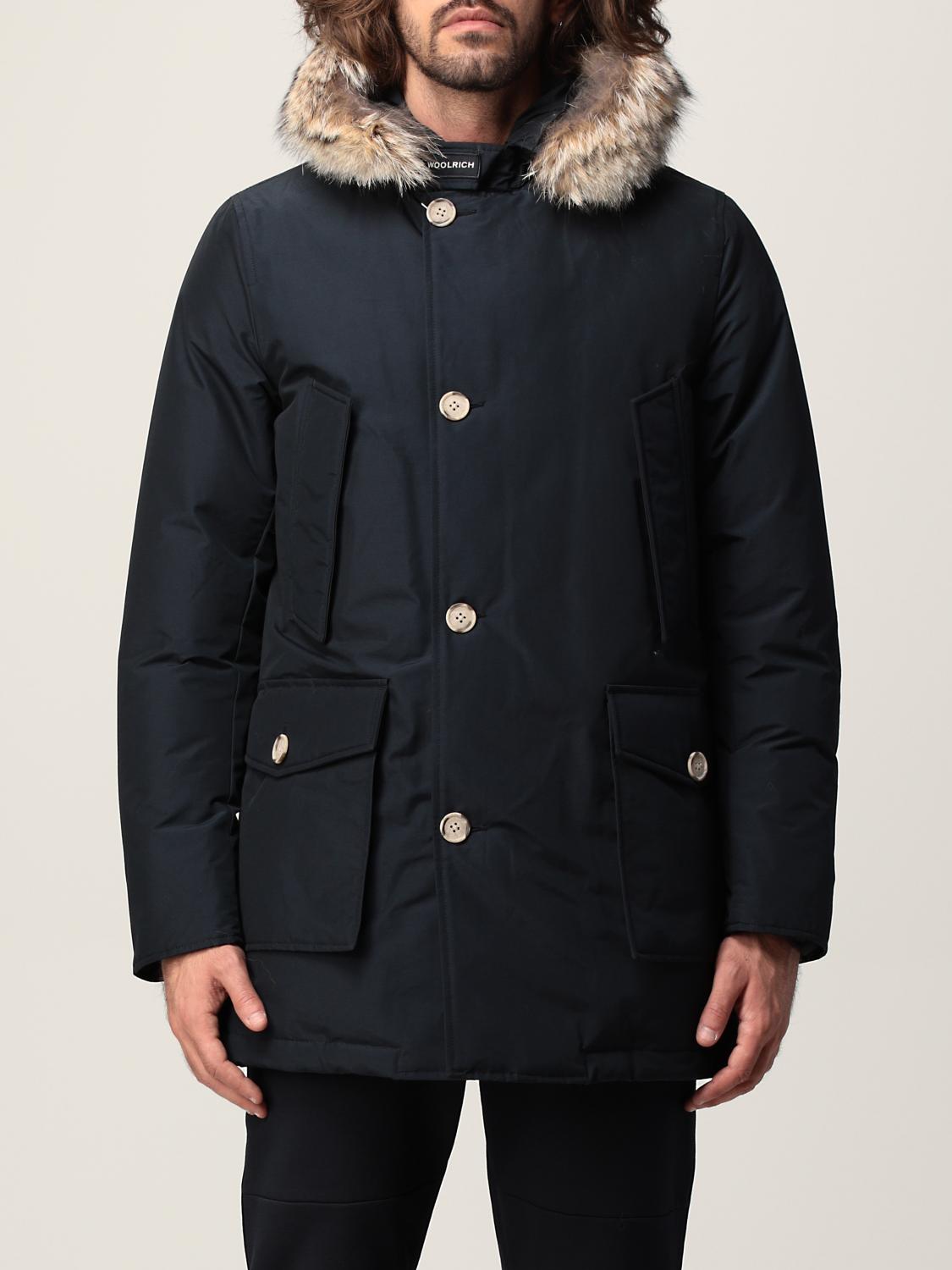 WOOLRICH COAT: Jacket men Woolrich, Blue - Img 1